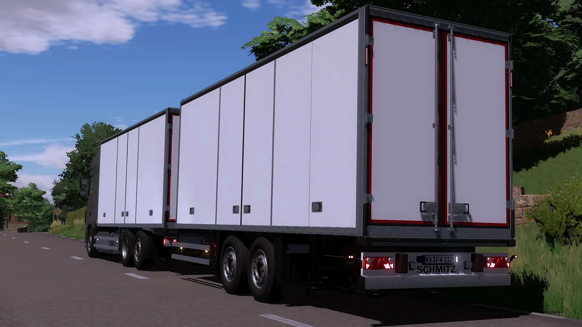 DAF XF 106 + Tandemanhänger V2.0 FS22 FS22 Mod Free Download