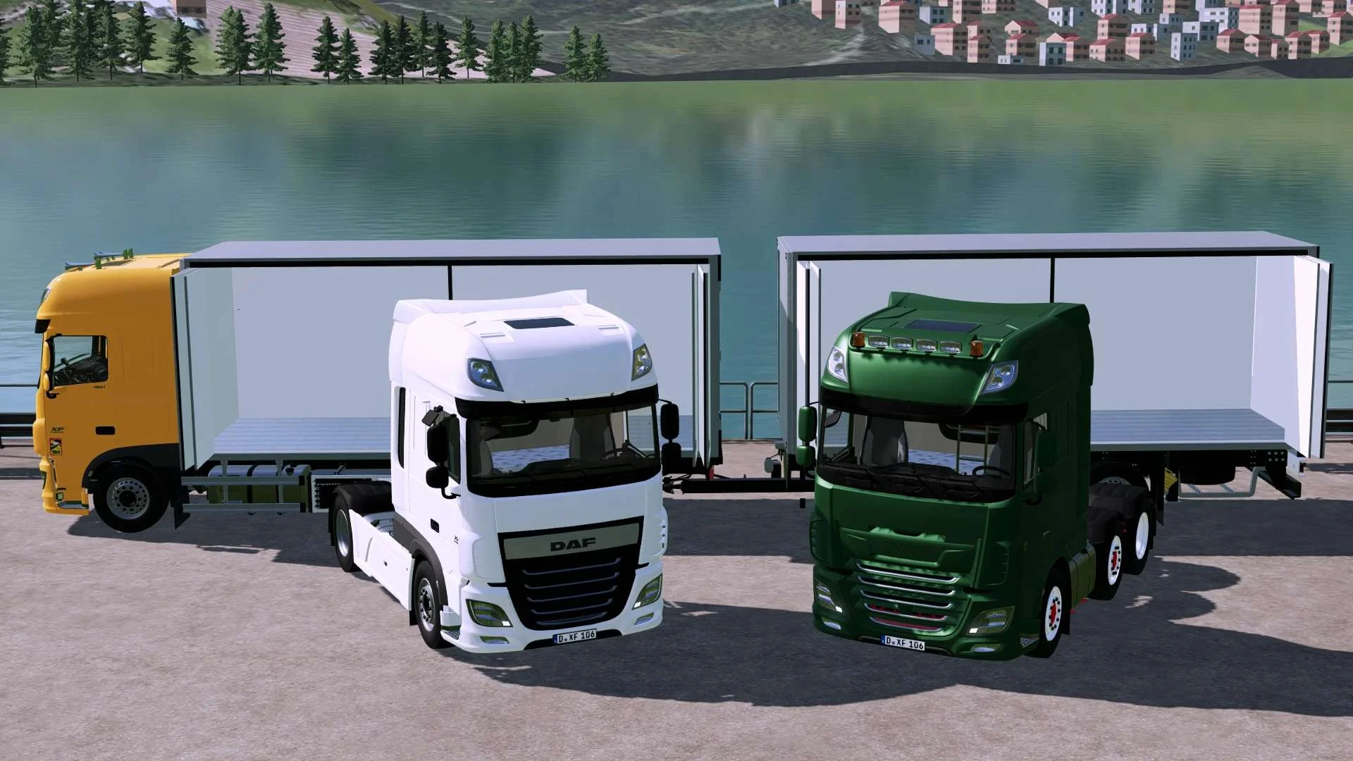 DAF XF 106 + Trailer v1.0 FS22 FS22 Mod Free Download