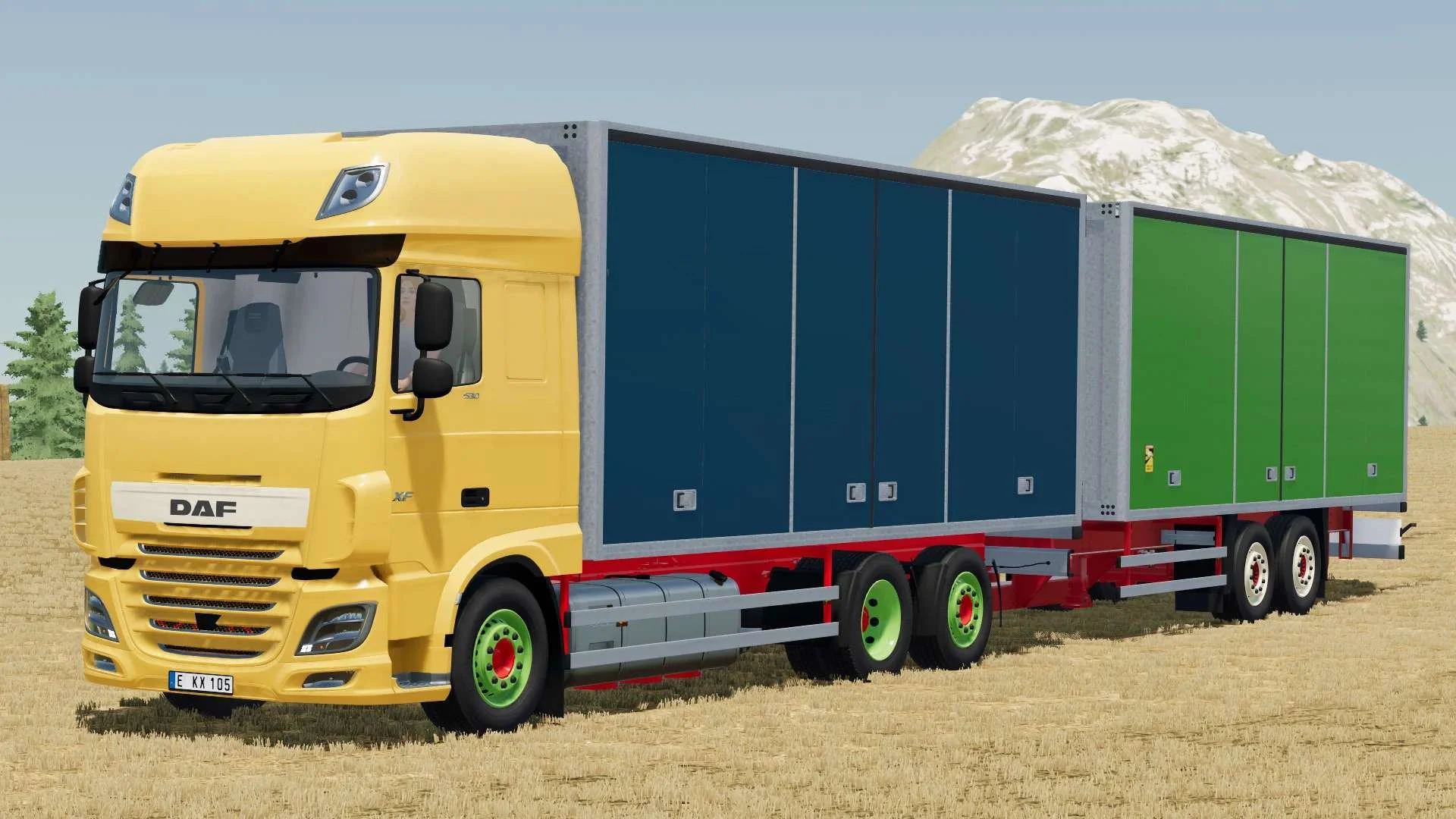 DAF XF 106 Trucks Pack & Trailer v1.0 FS22 FS22 Mod Free Download