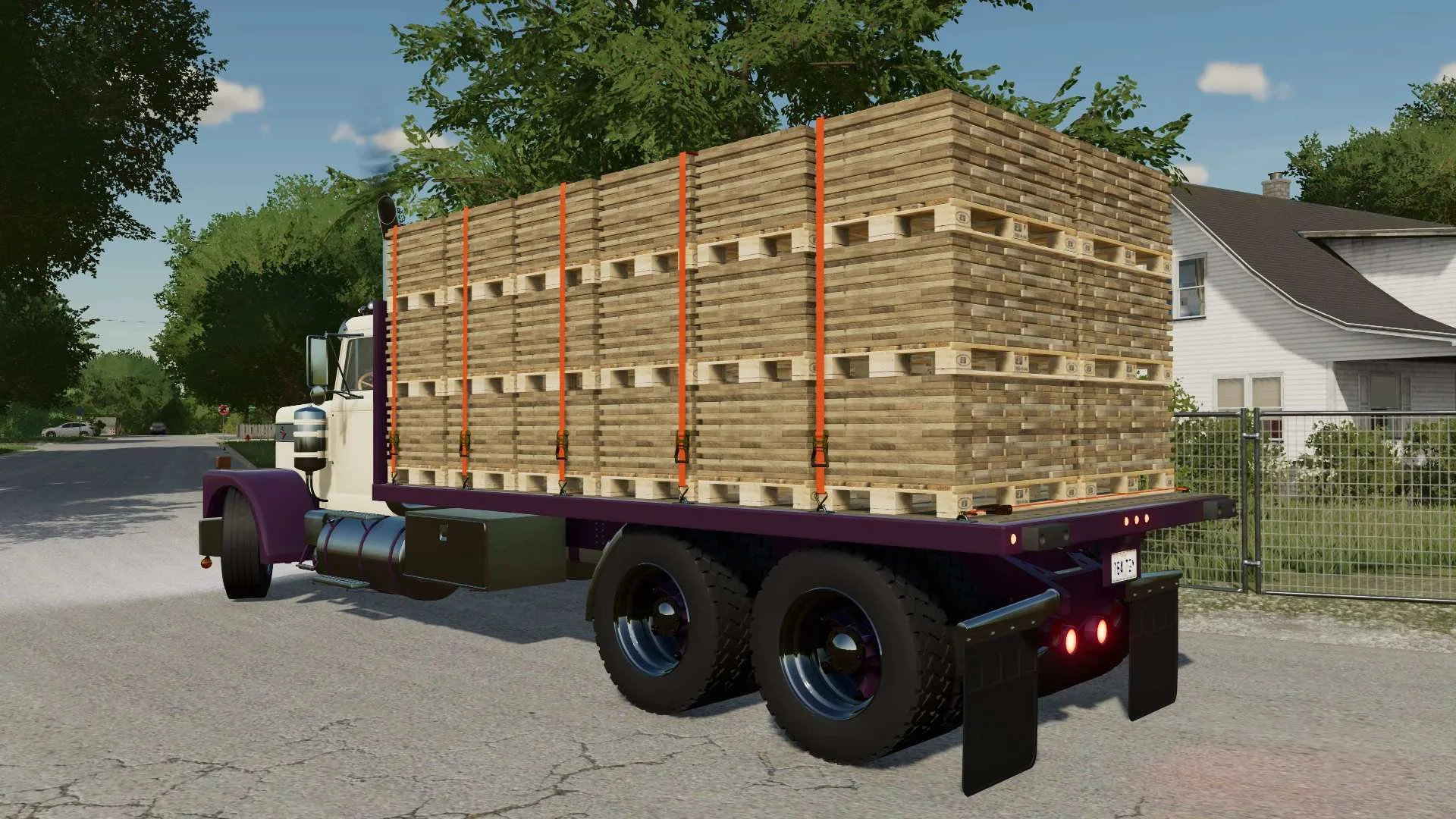 Diamond Reo Giant Flatbed 1974 (Autoload) v1.0 FS22 FS22 Mod Free Download