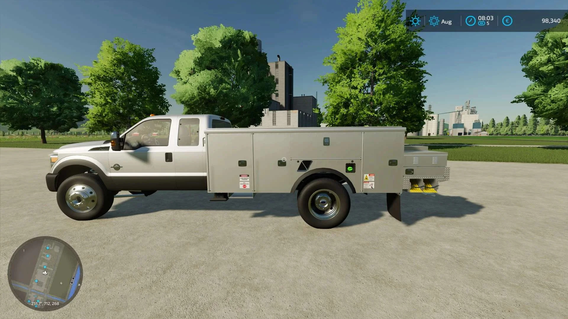 F350 Bucket truck v1.0 FS22 FS22 Mod Free Download