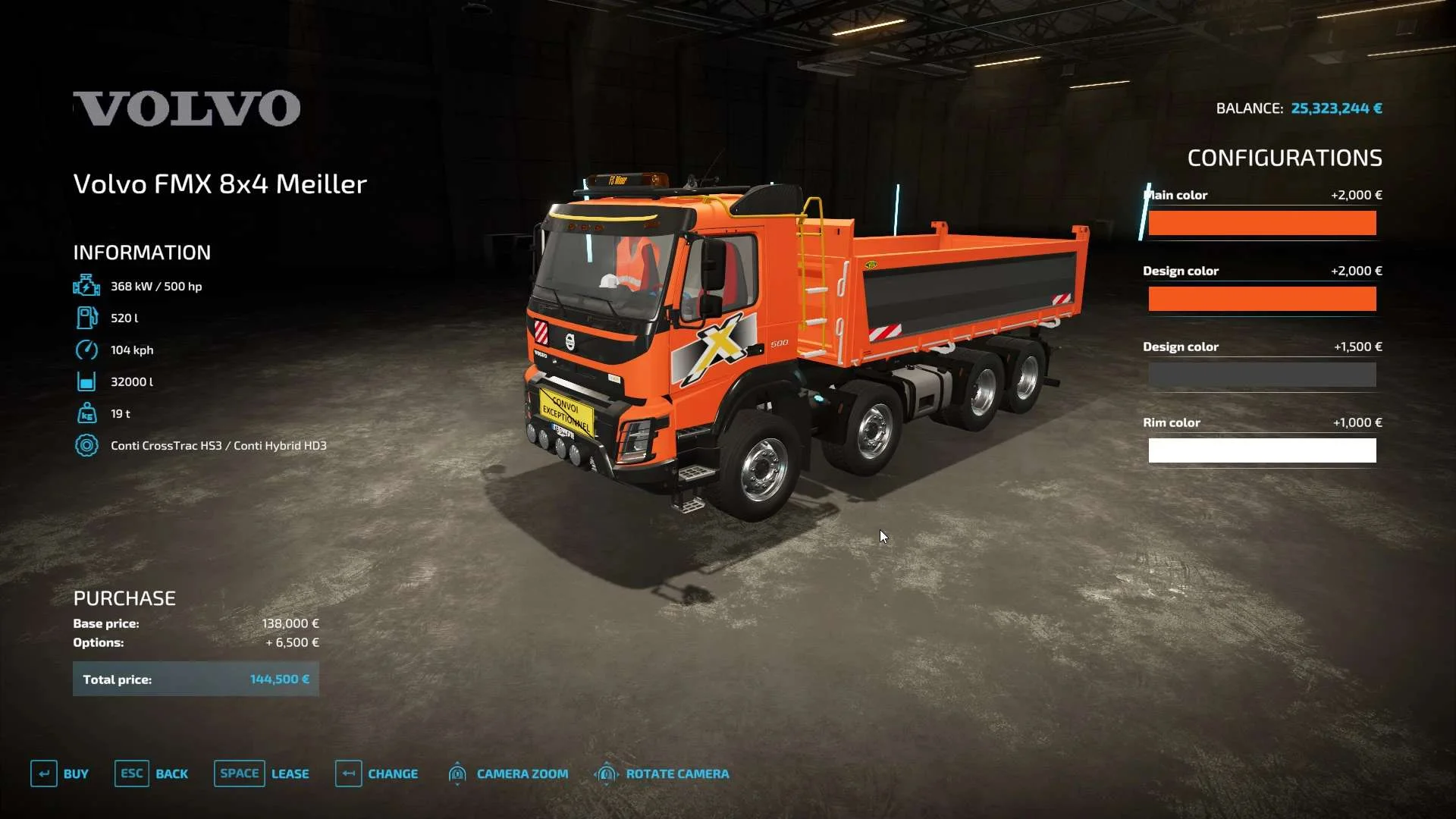 FMX 8×4 Tipper V1.0 FS22 FS22 Mod Free Download