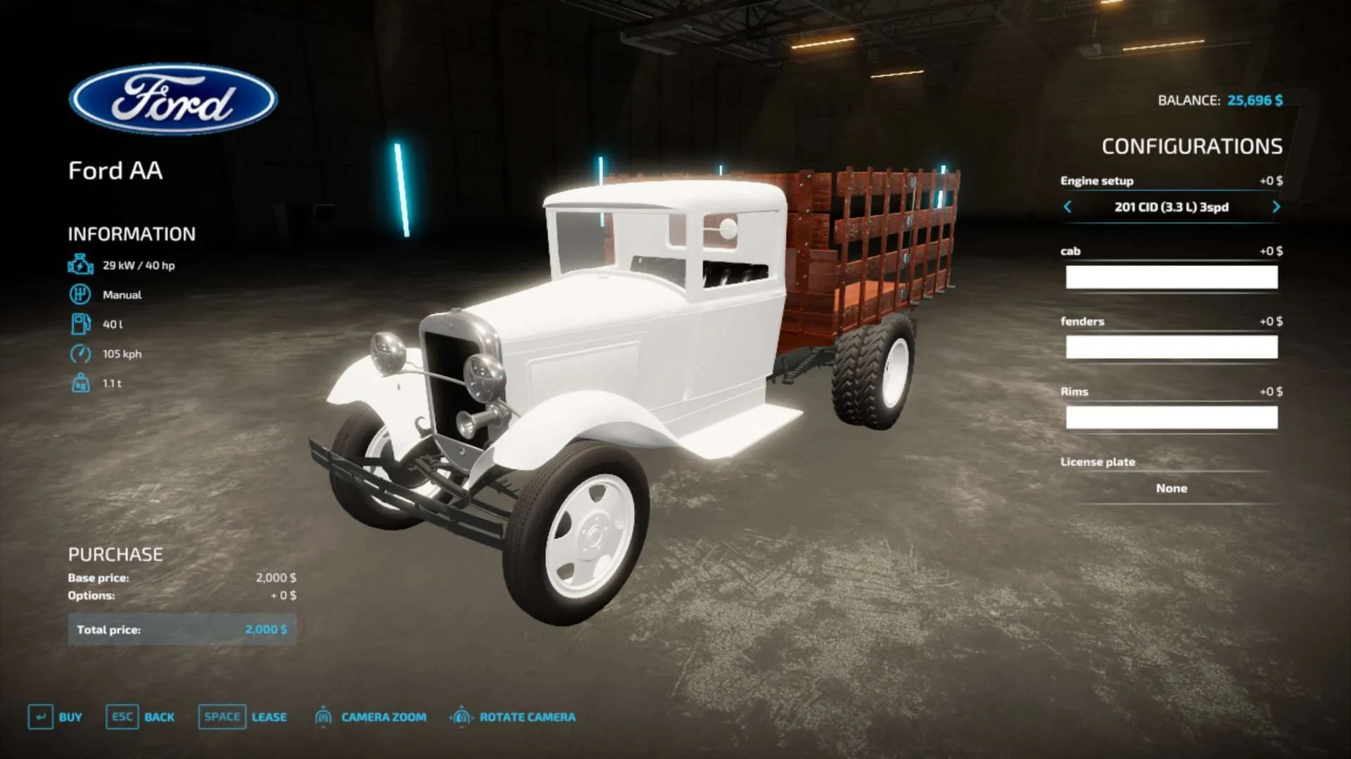 Ford AA (and BB) V1.0 FS22 FS22 Mod Free Download