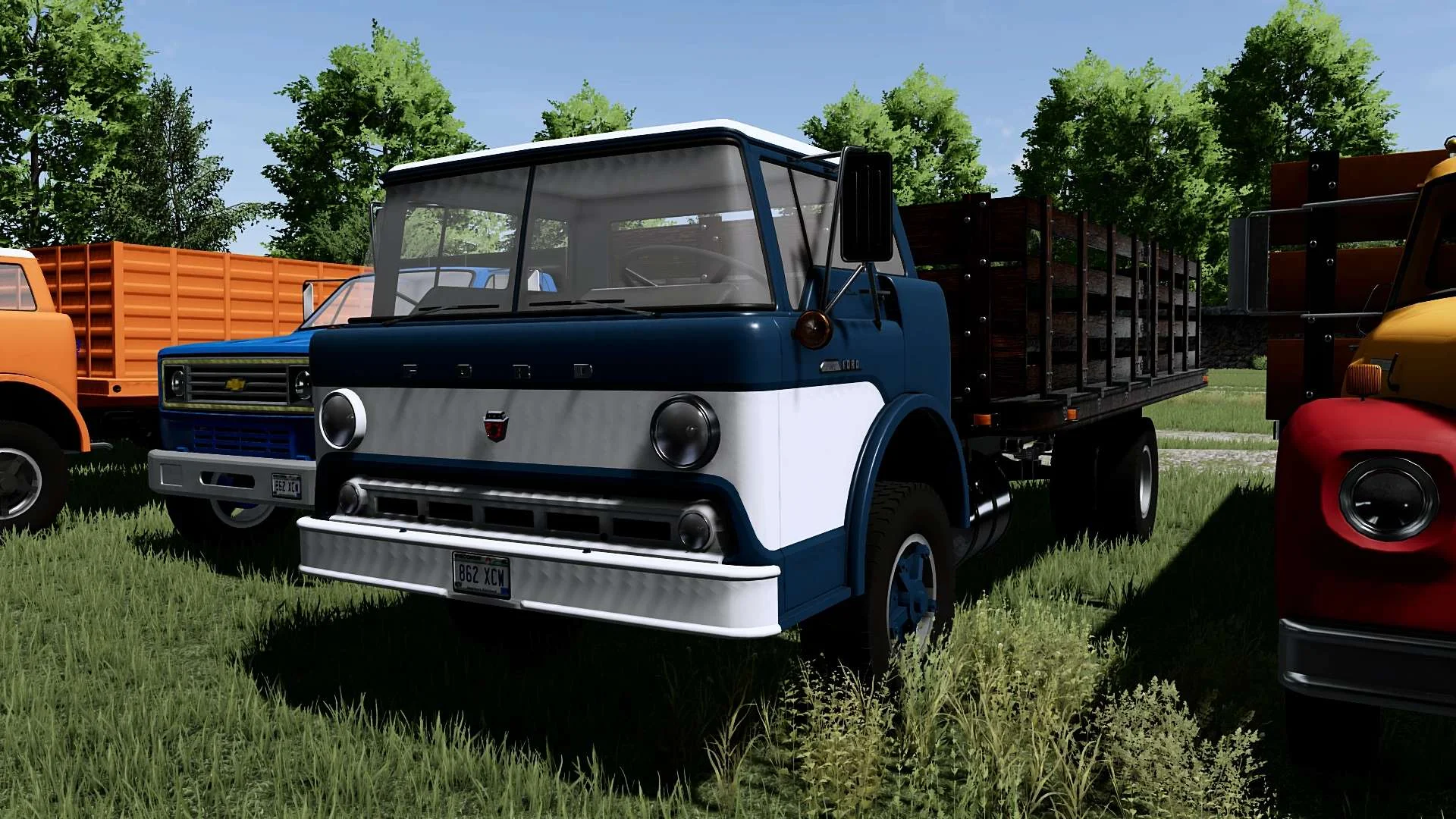 Ford C600 Flatbed V1.0 FS22 FS22 Mod Free Download