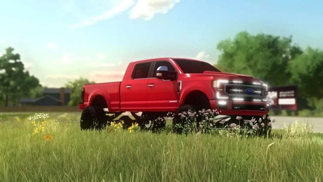 Ford F450 mega cab edit v1.0 FS22 FS22 Mod Free Download