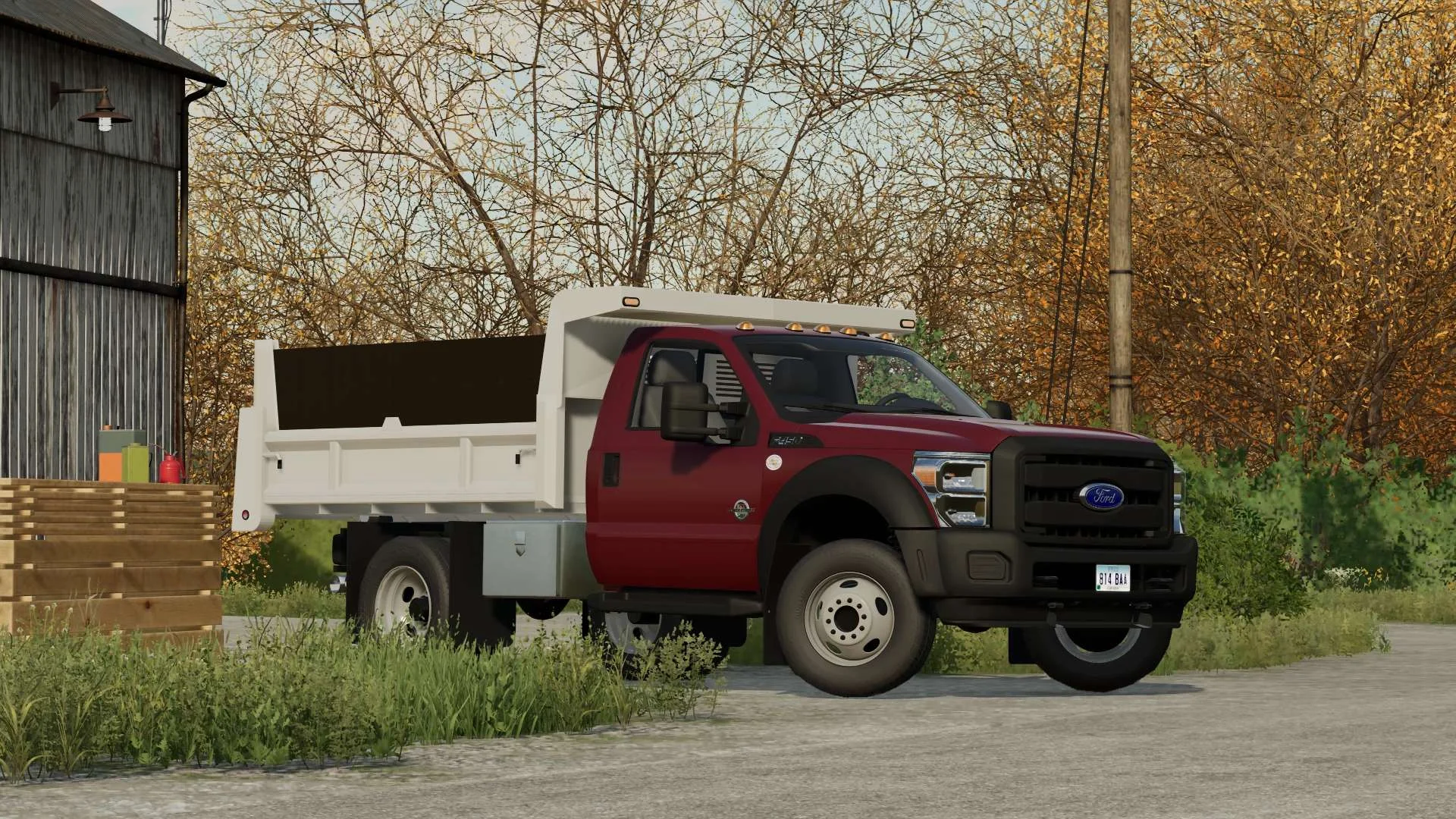 Ford F550 Dump Truck v1.2 FS22 FS22 Mod Free Download