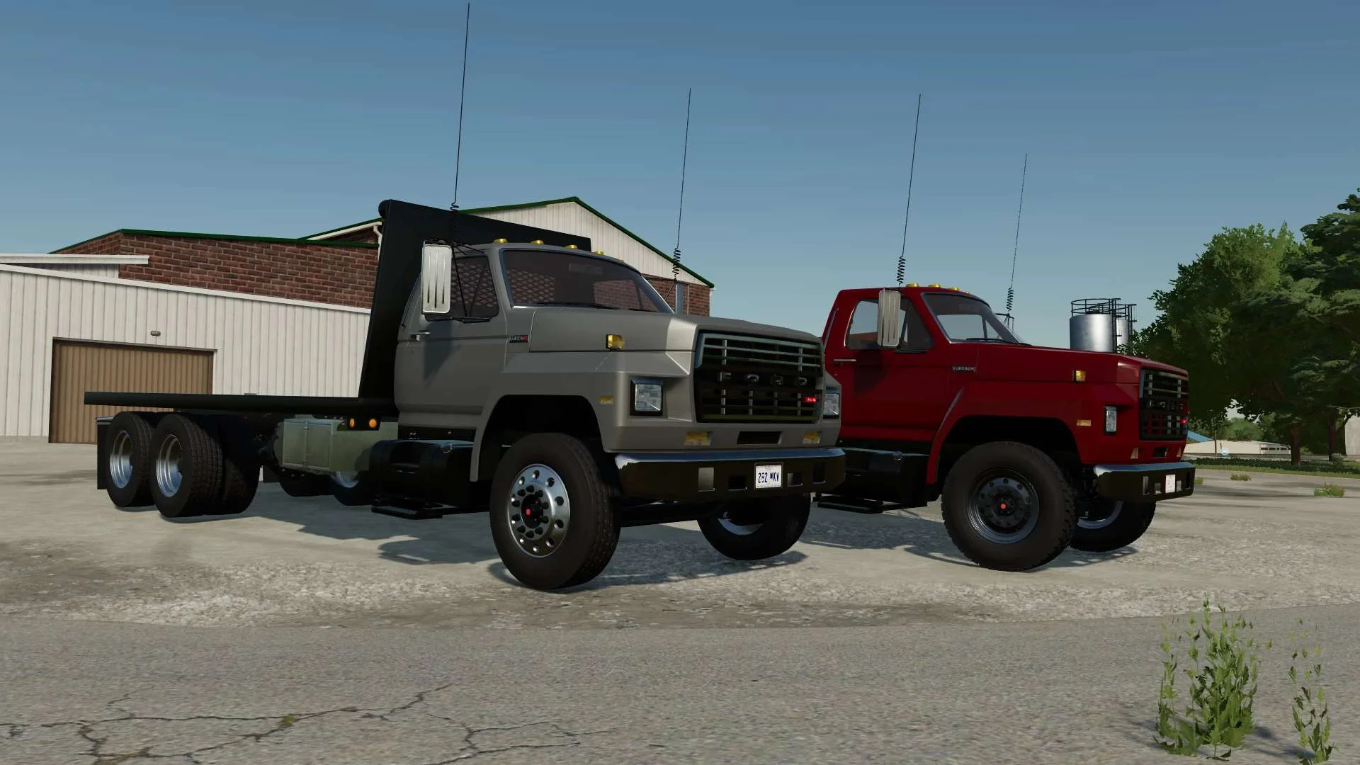 Ford F800 Flatbed Autoload/Grainbed v1.0 FS22 FS22 Mod Free Download