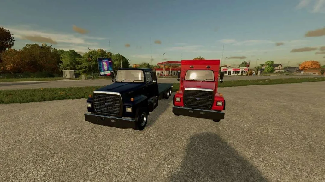 Ford L8000 flatbed/AR truck v1.0.0.1 FS22 FS22 Mod Free Download