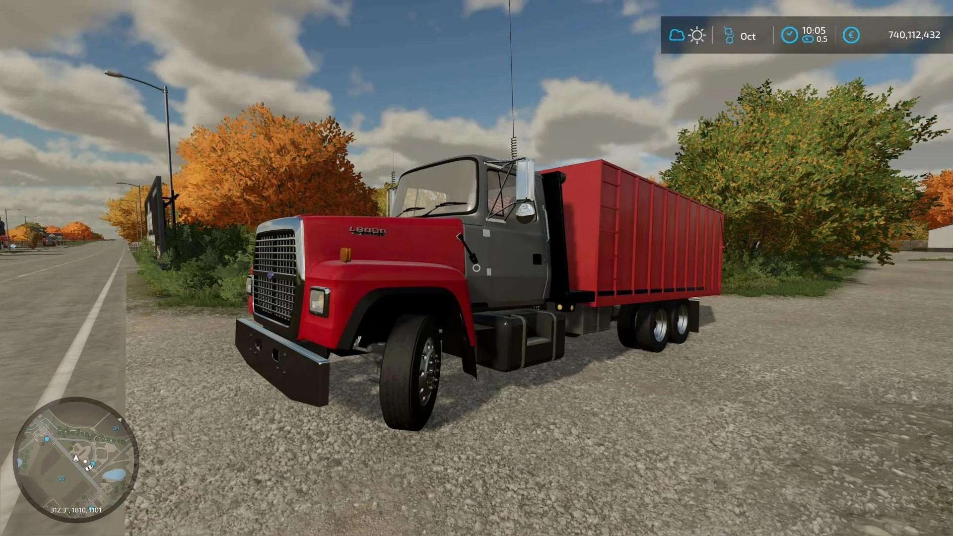 Ford L8000 v1.1 FS22 FS22 Mod Free Download
