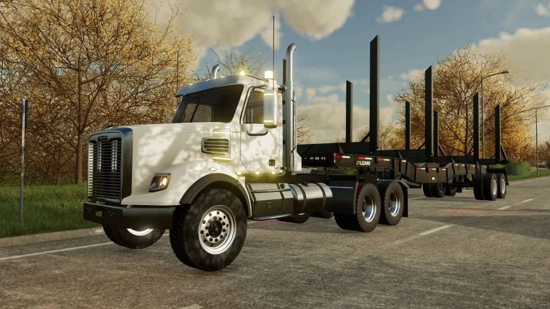Freightliner Coronado 122SD semi v1.0 FS22 FS22 Mod Free Download