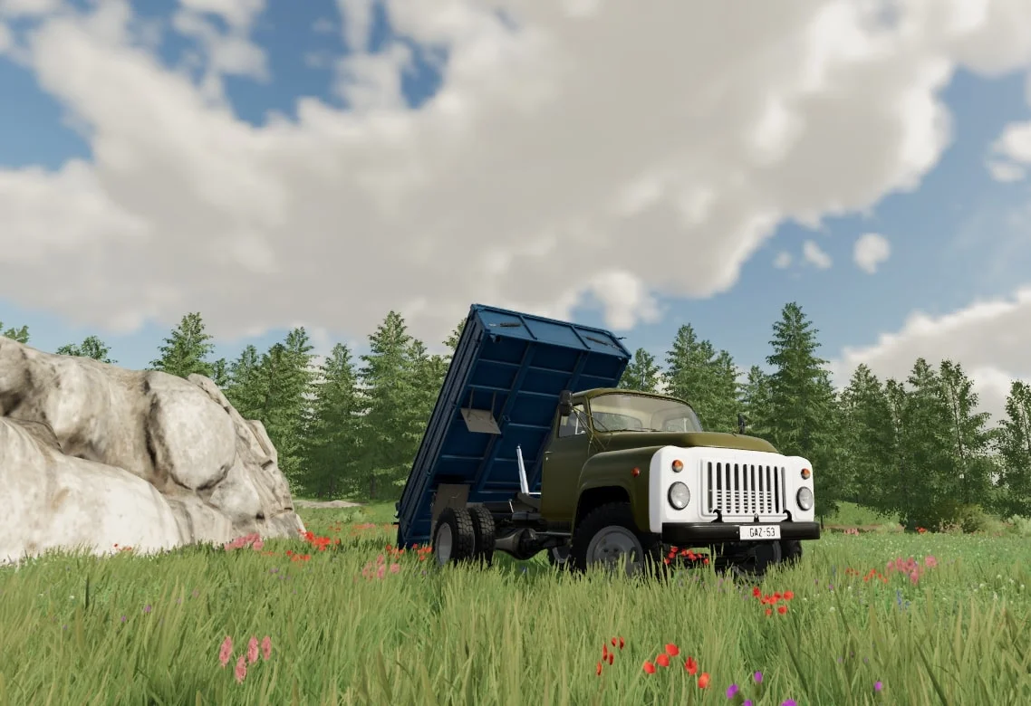 GAZ-53 by SJAY v0.1.1 FS22 FS22 Mod Free Download