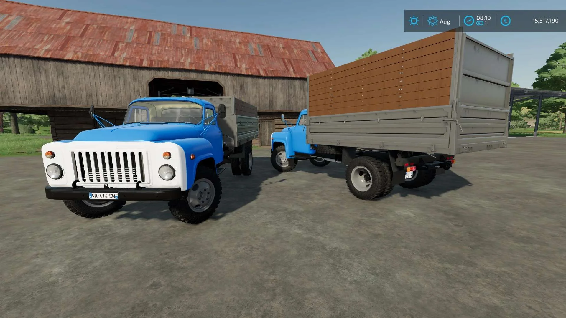 GAZ 53 V1.0 FS22 FS22 Mod Free Download