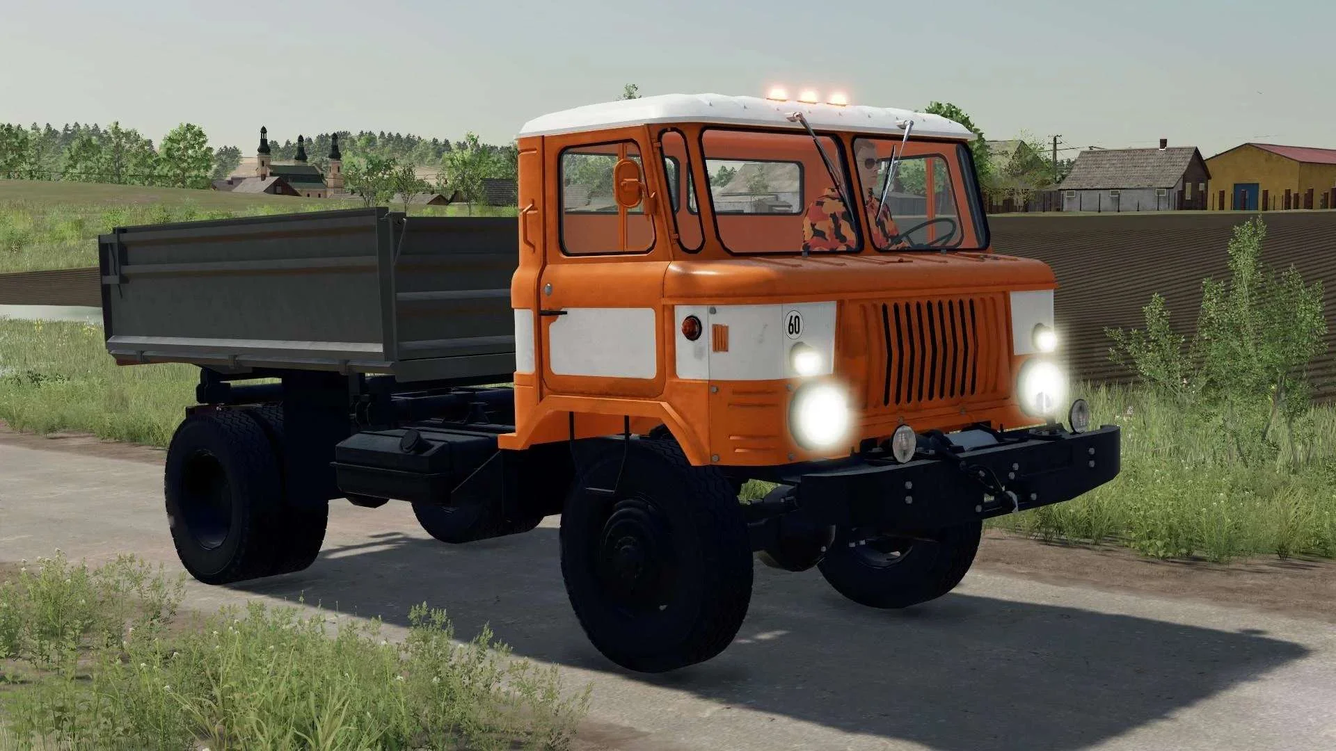 GAZ-66 dump truck v1.0.1 FS22 FS22 Mod Free Download
