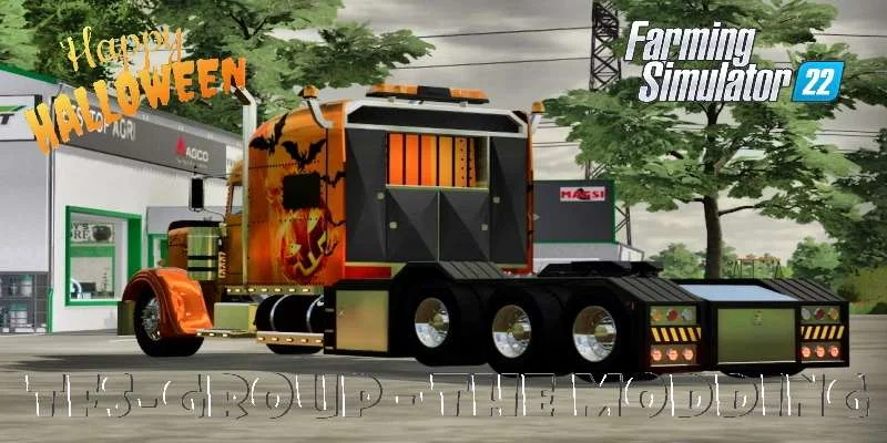 HALLOWEEN TRUCK v1.0 FS22 FS22 Mod Free Download