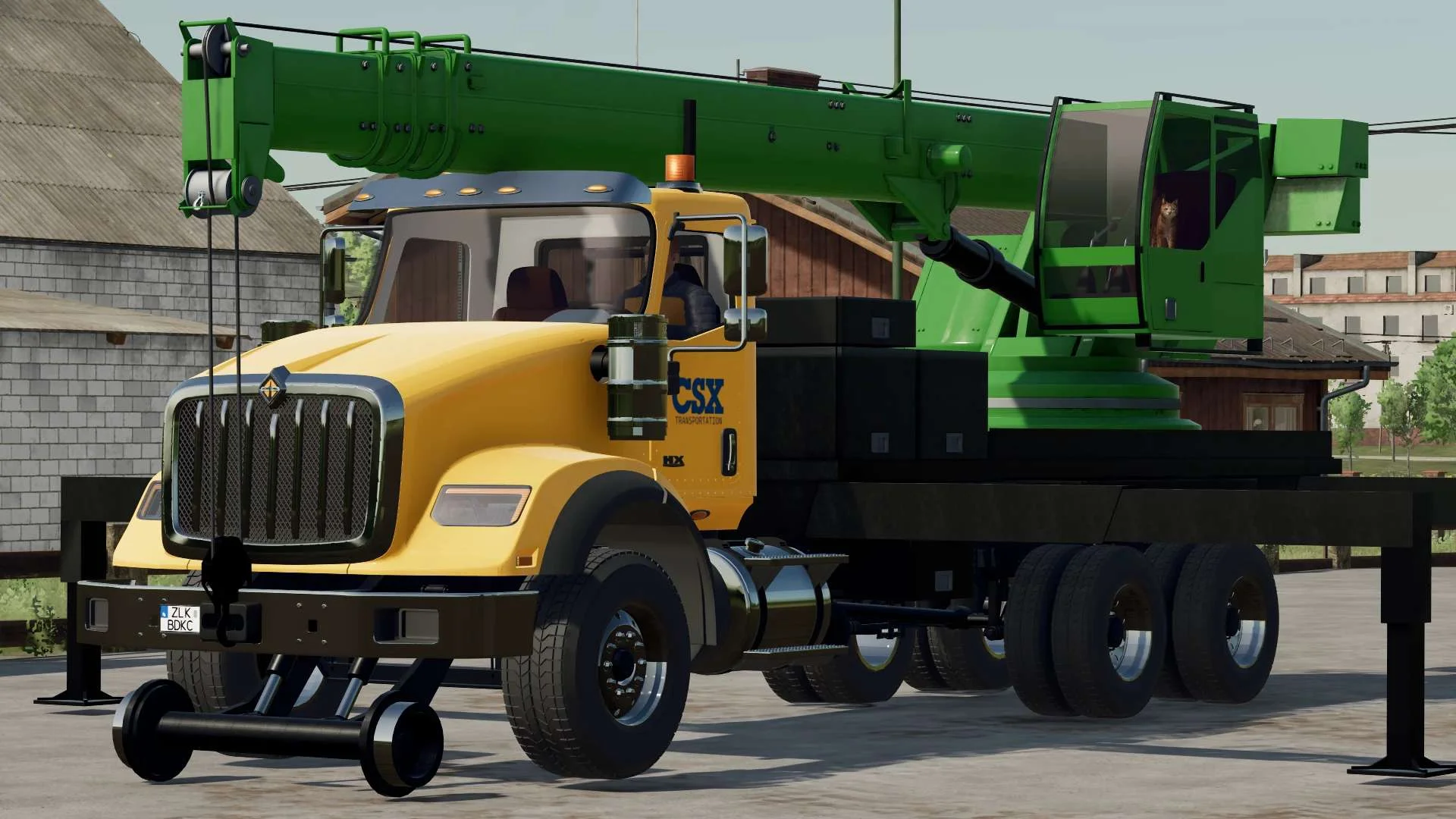 Hi-Rail HX620 Crane Truck v1.0 FS22 FS22 Mod Free Download