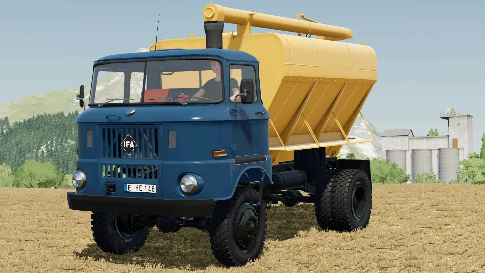 IFA W50 Auger Truck v1.0 FS22 FS22 Mod Free Download