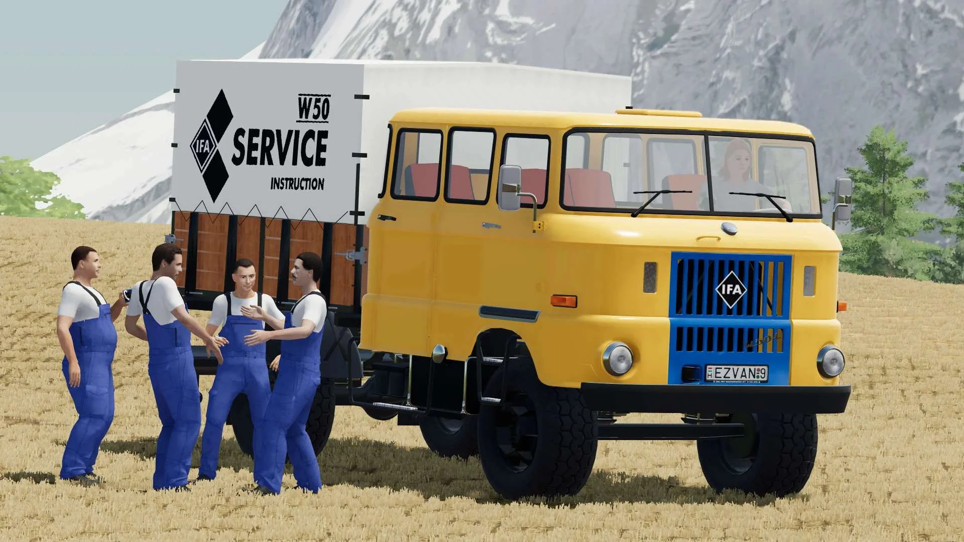 IFA W50 Service Truck V2.0 FS22 FS22 Mod Free Download