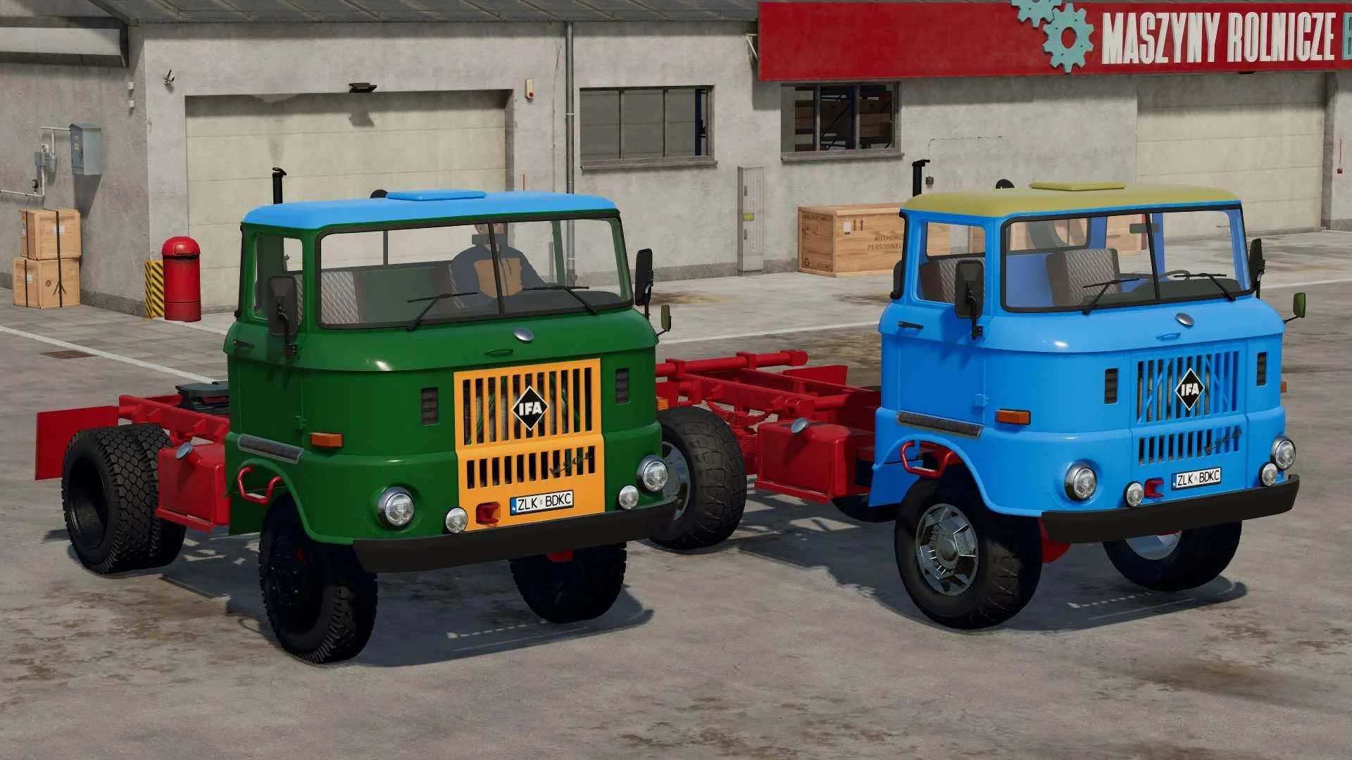 IFA W50 Trucks + Modules Pack v1.0 FS22 FS22 Mod Free Download