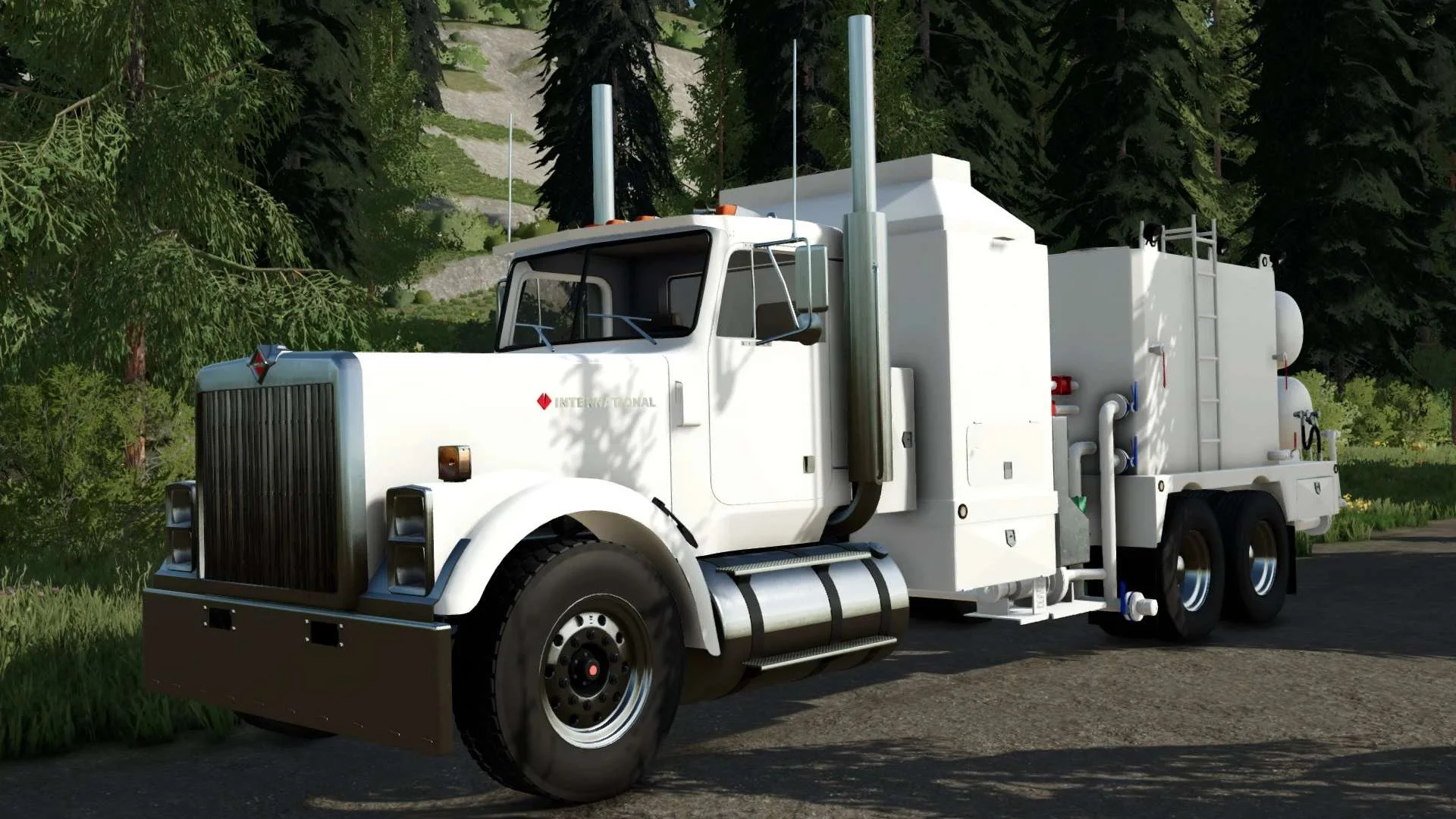 International 9300 Hot oil truck v1.0 FS22 FS22 Mod Free Download