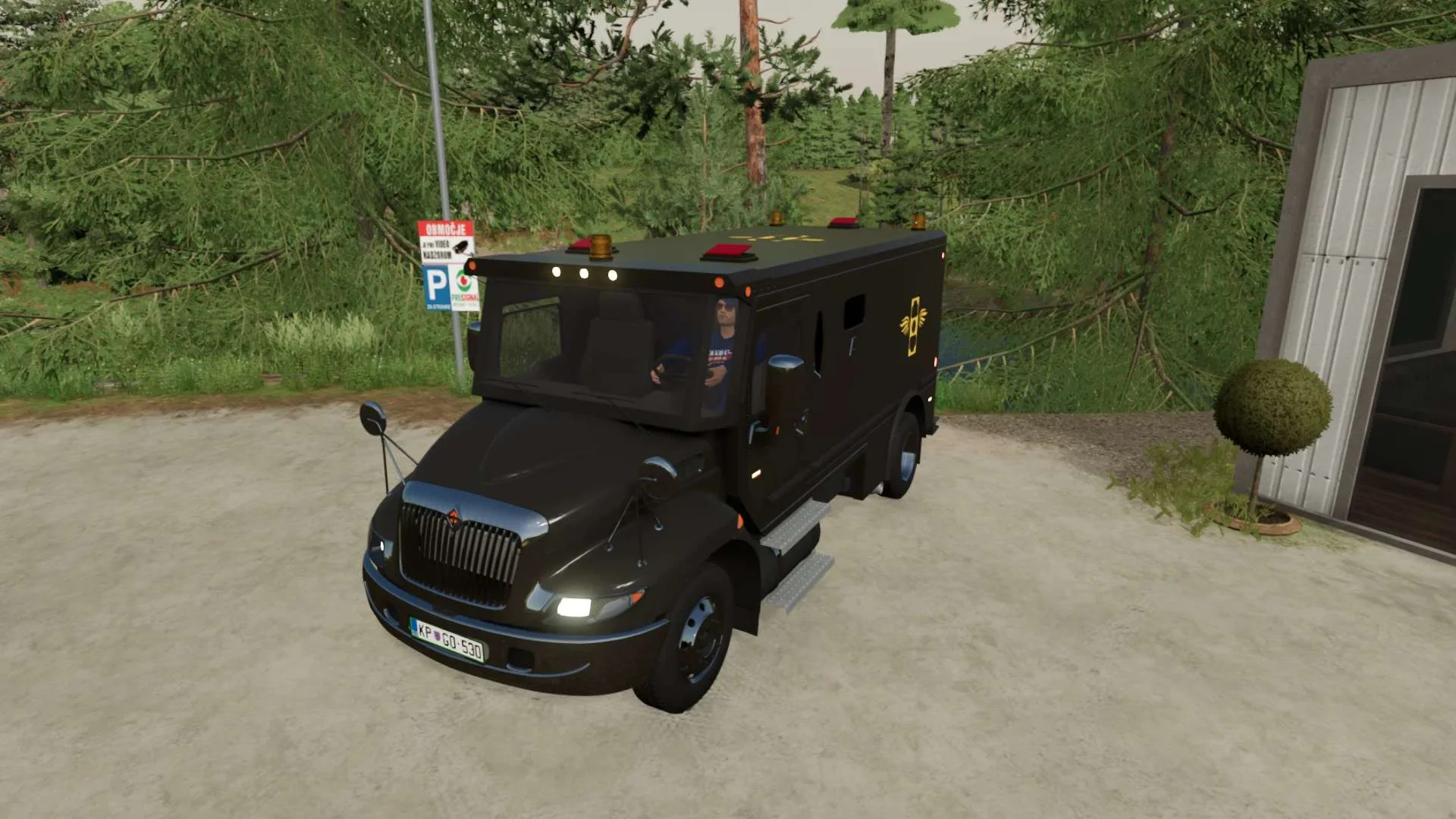 International Durastar Armored Truck & Money Bag v1.0 FS22 FS22 Mod Free Download