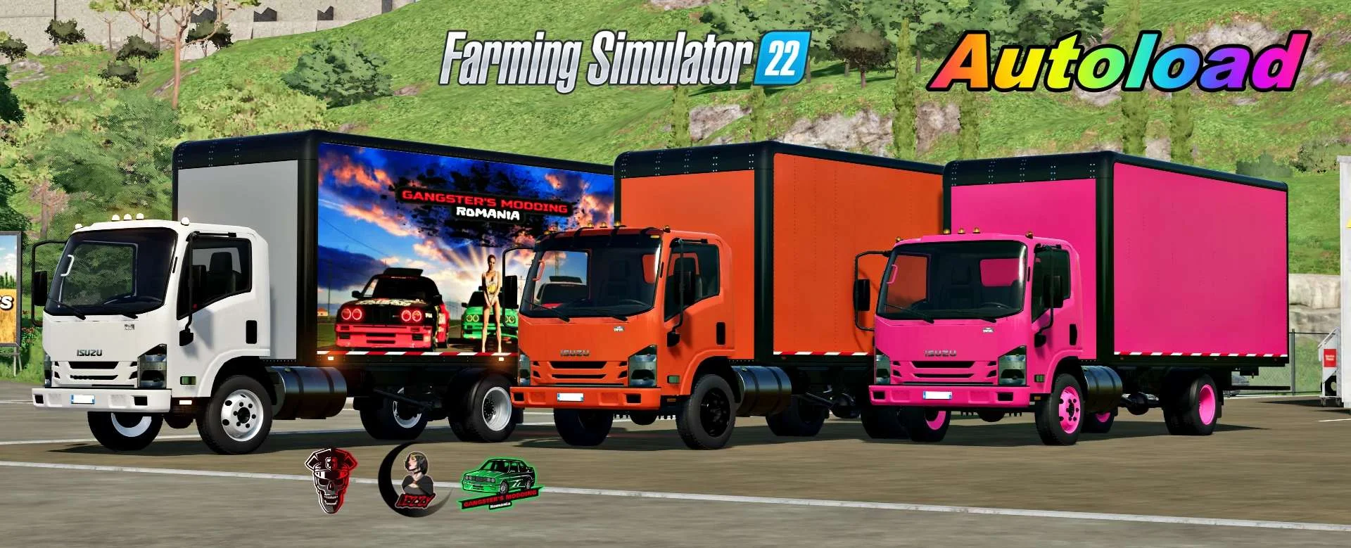 Isuzu NPR 2018 ( AUTOLOAD ) v1.0 FS22 FS22 Mod Free Download