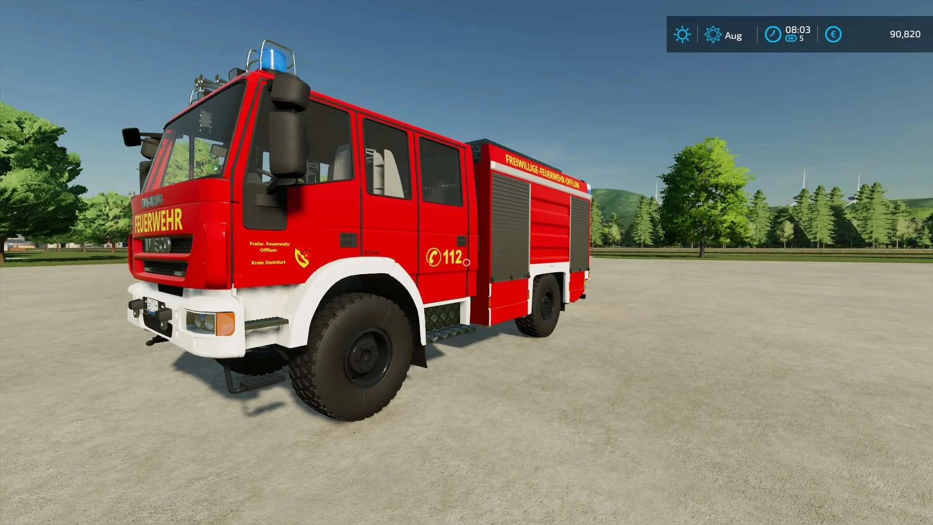 Iveco Magirus TLF3000 v2.0.2 FS22 FS22 Mod Free Download