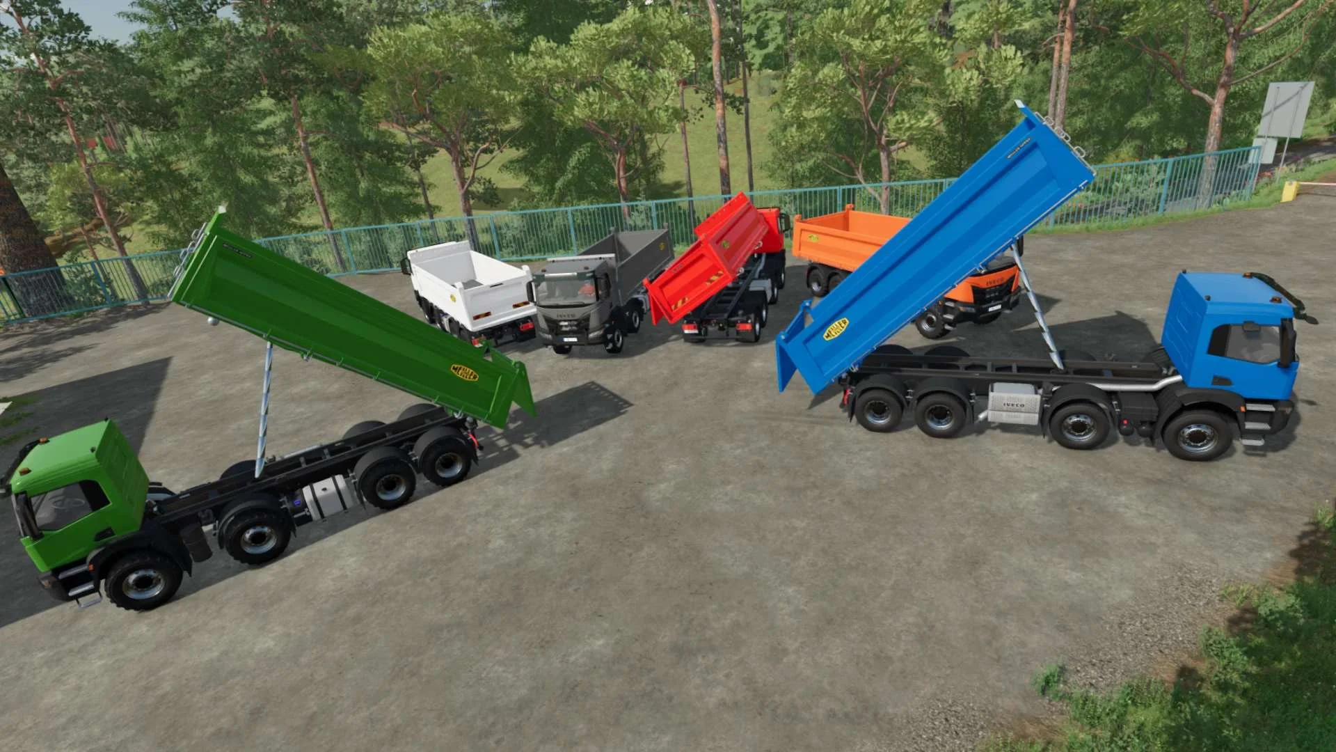 IVECO X-WAY 8X8 MEILLER KIPPER V1.0.1 FS22 FS22 Mod Free Download