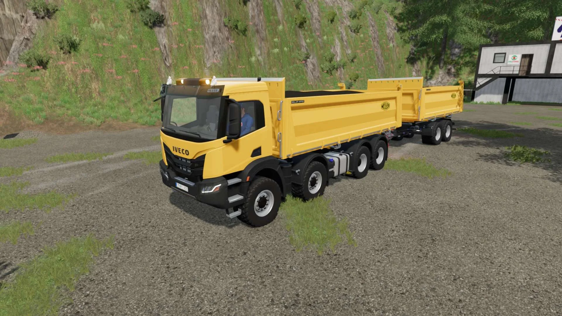 IVECO X-WAY 8X8 MEILLER KIPPER V1.0.2 FS22 FS22 Mod Free Download