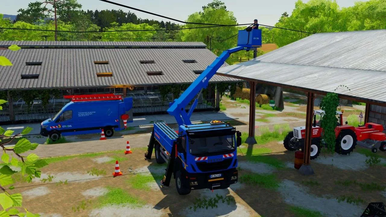Iveco X-Way PEMP 19m (Enedis) v1.5 FS22 FS22 Mod Free Download