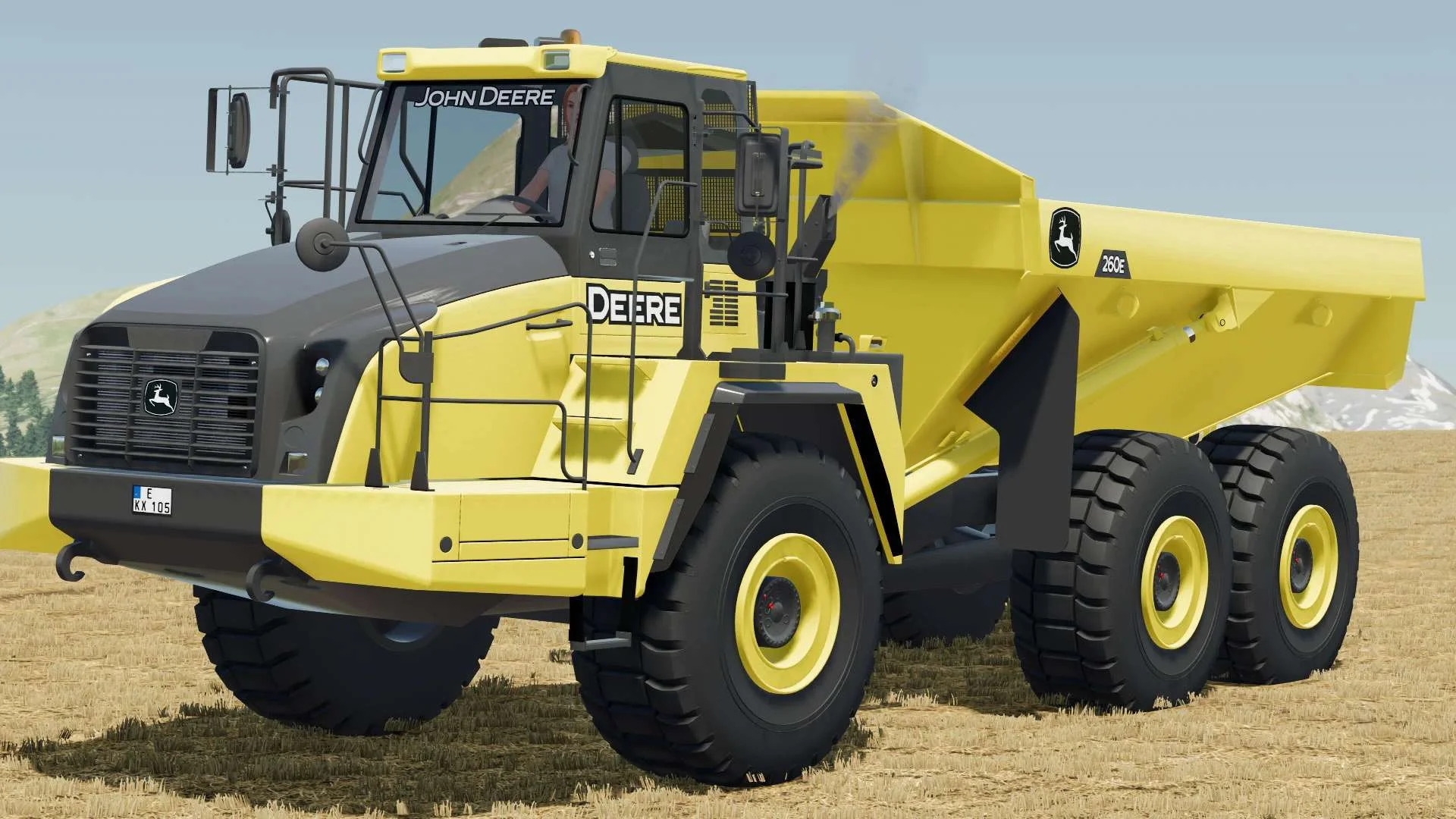 John Deere 260E v1.0 FS22 FS22 Mod Free Download