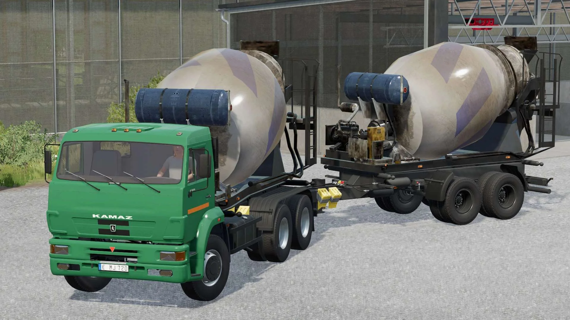 Kamaz 45143 Concrete Mixer Truck v1.0 FS22 FS22 Mod Free Download
