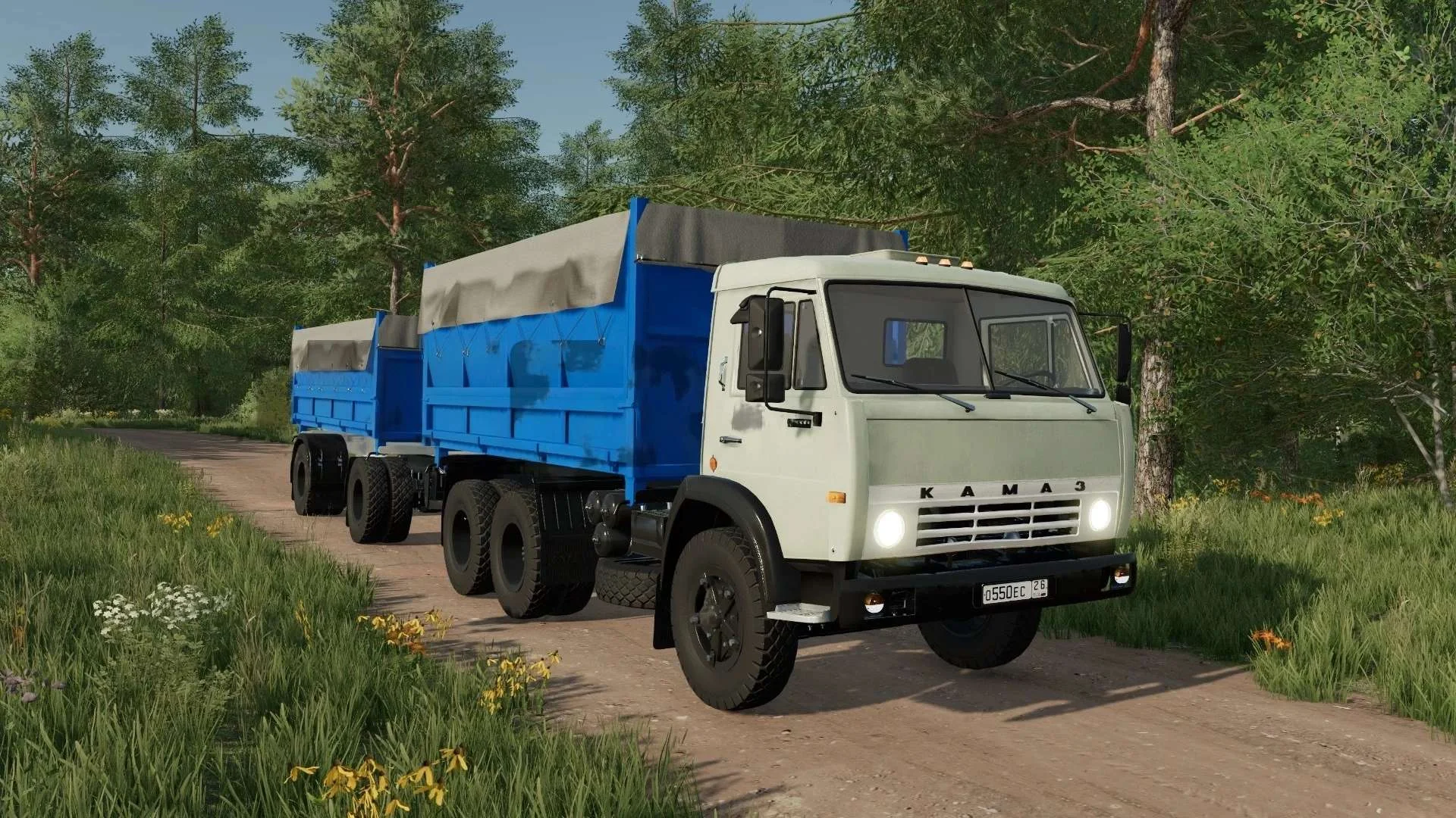 Kamaz 4528 GRAIN TRUCK v1.0.0.5 FS22 FS22 Mod Free Download