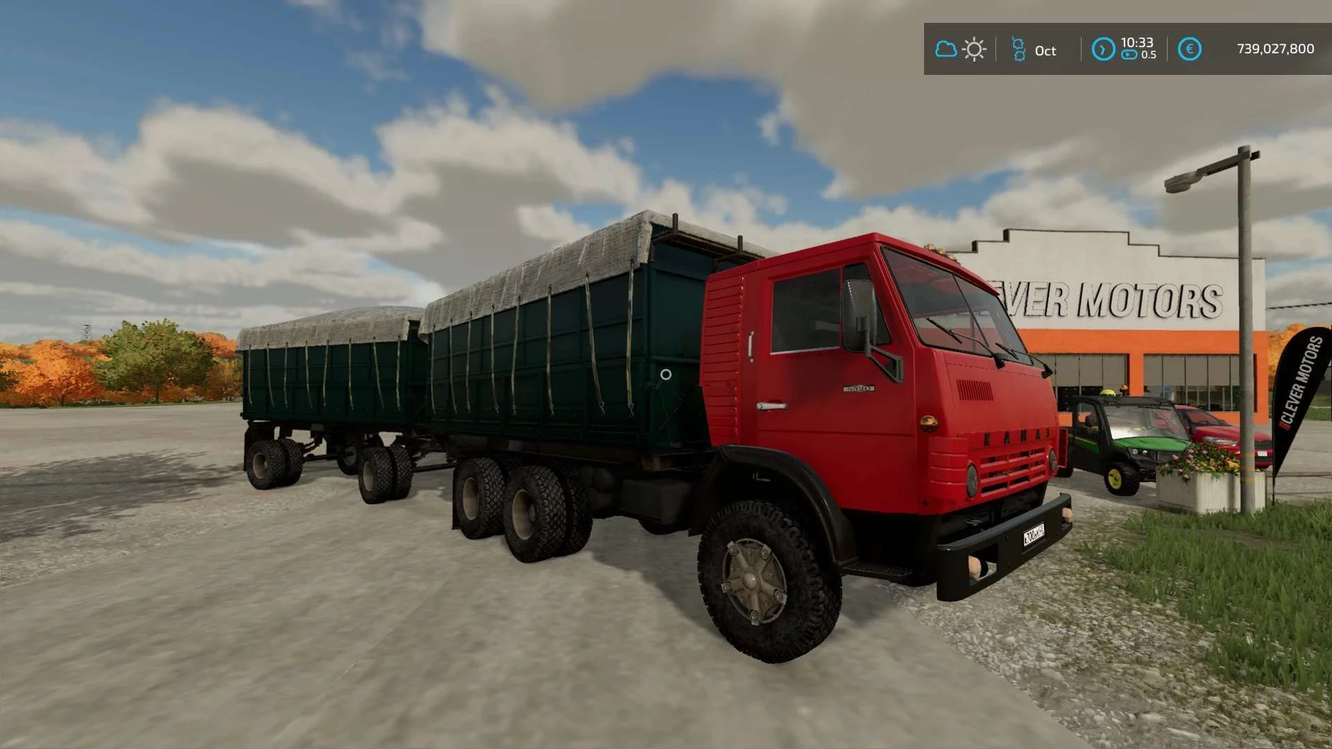 KAMAZ 5320 + Trailer GKB v1.0 FS22 FS22 Mod Free Download