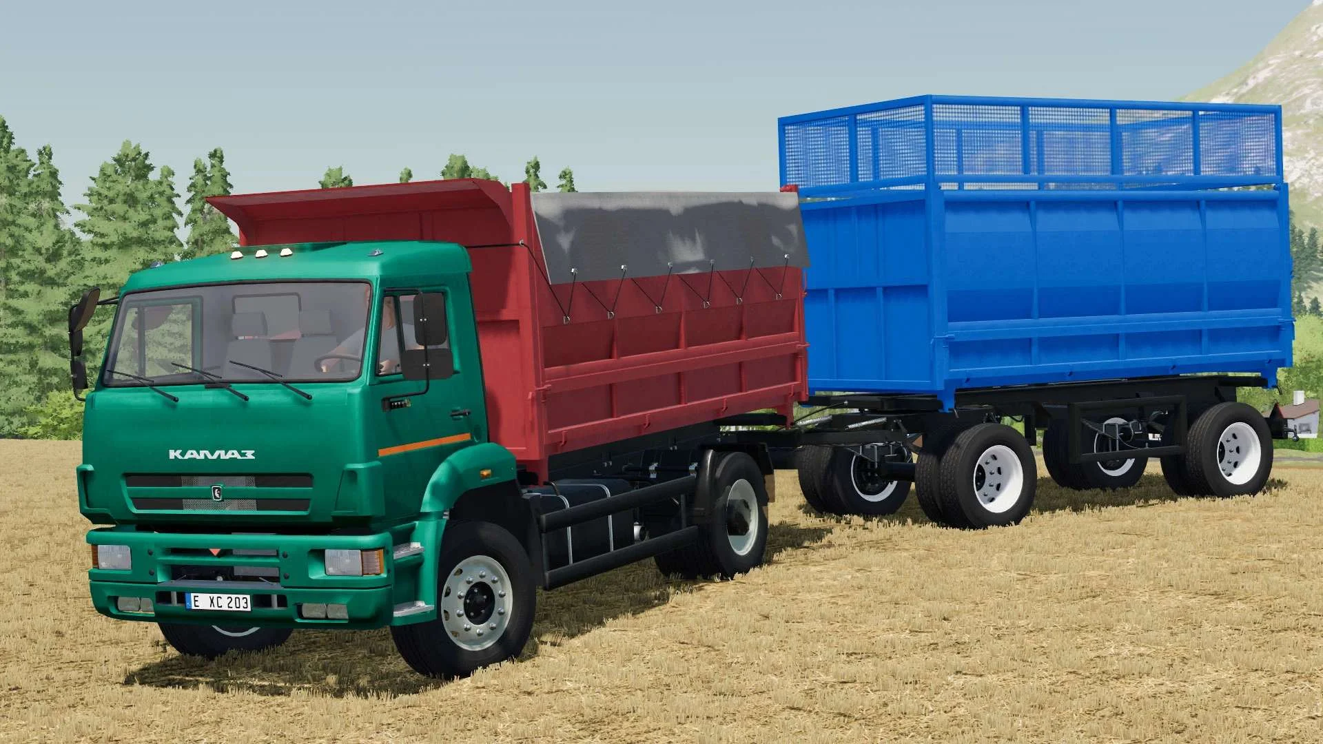 Kamaz 53605 Truck & Amkar 8595-12 Trailer v1.0 FS22 FS22 Mod Free Download