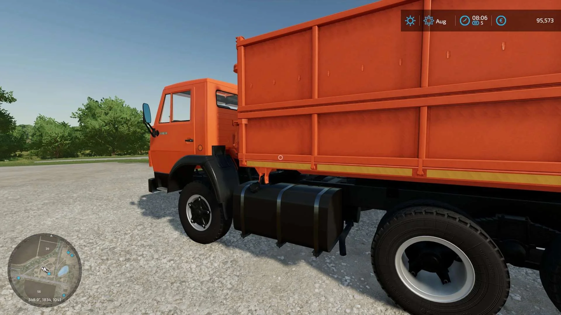 Kamaz 5502 Old v1.0 FS22 FS22 Mod Free Download