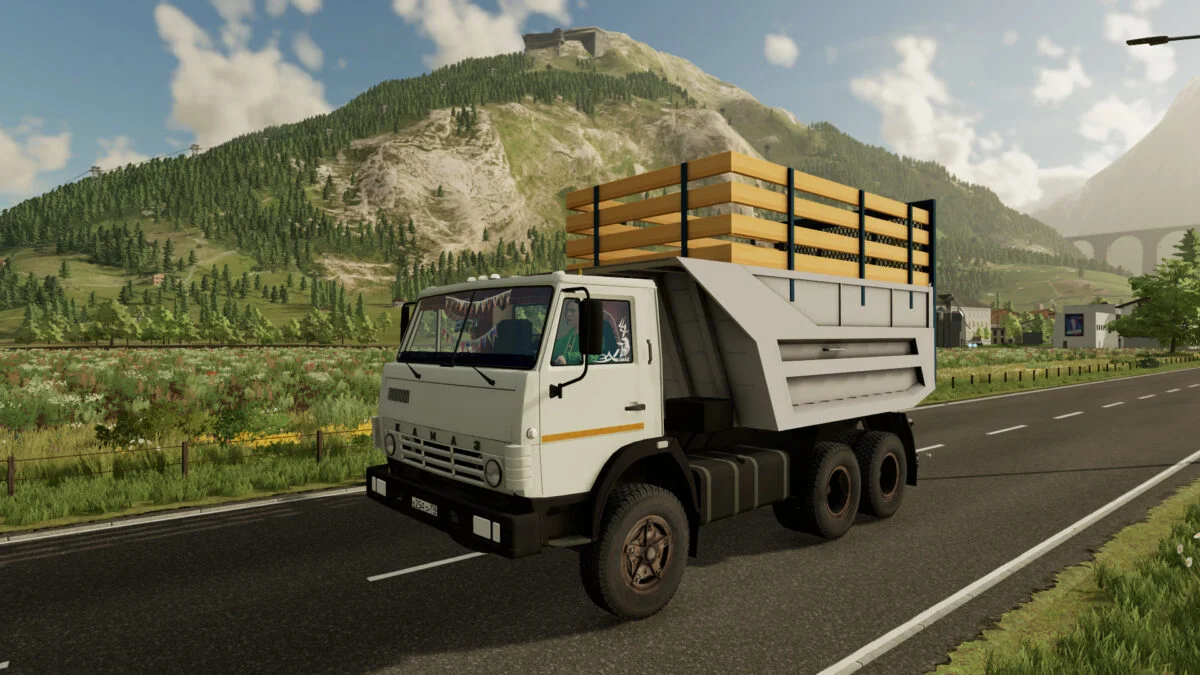 KamAZ-55111 Sovok V0.1 FS22 FS22 Mod Free Download