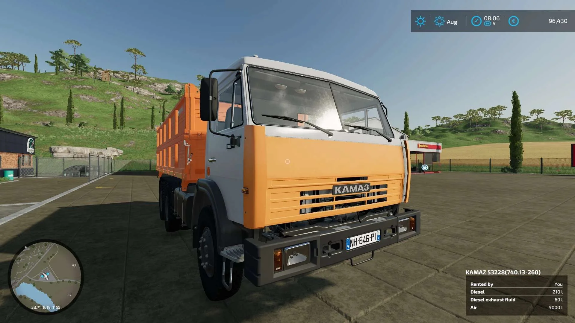 Kamaz 65111 N v1.0 FS22 FS22 Mod Free Download
