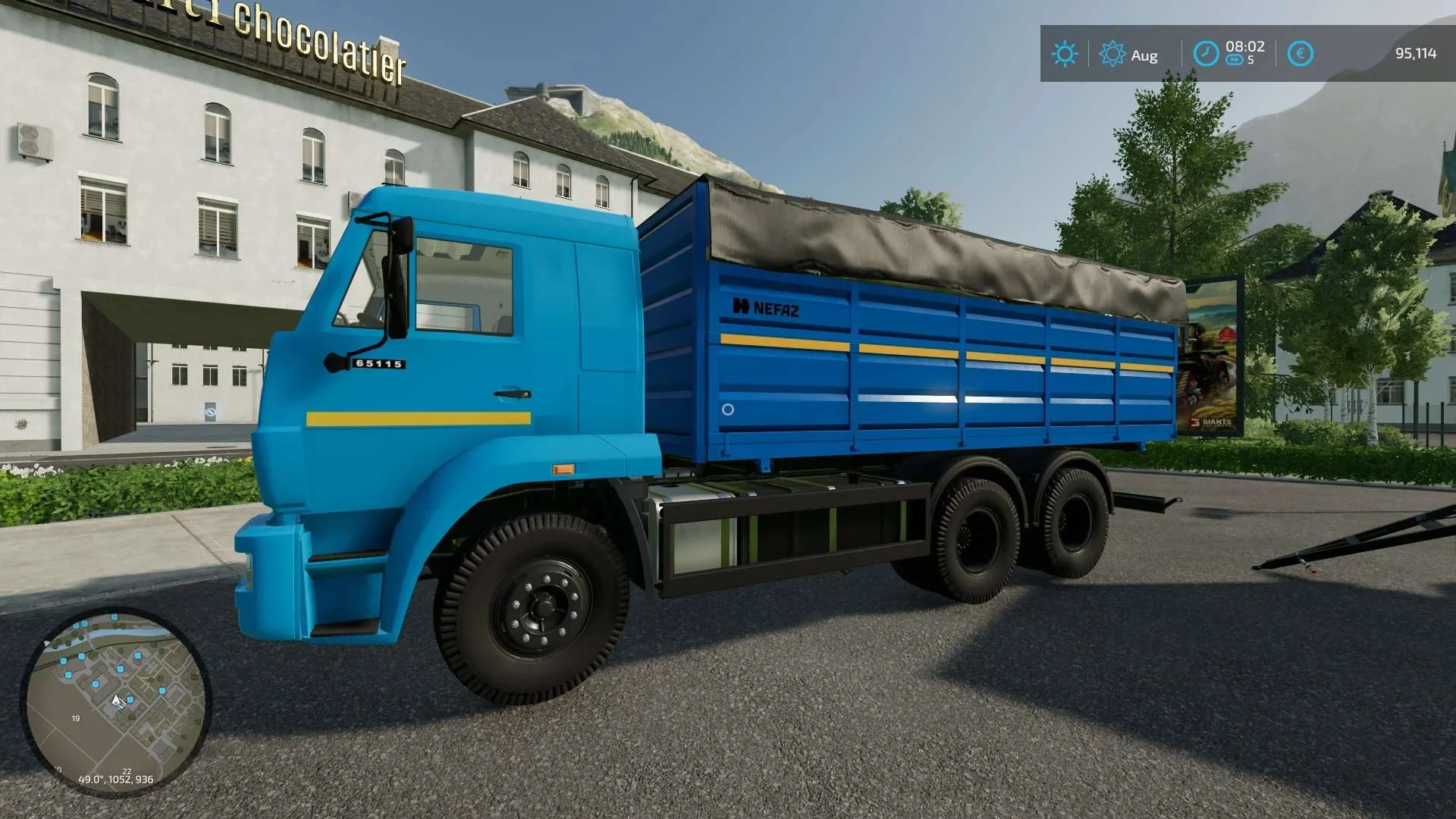 Kamaz 65111 Z v1.0 FS22 FS22 Mod Free Download
