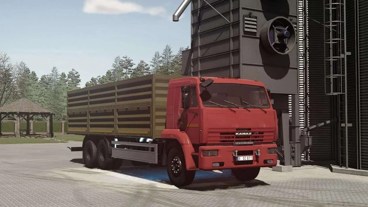 Kamaz 65117 v1.0 FS22 FS22 Mod Free Download
