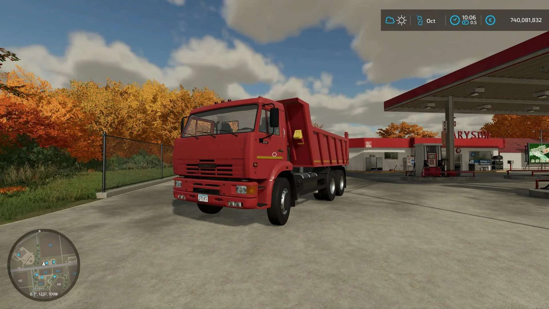 Kamaz 6520 Dump truck v1.1 FS22 FS22 Mod Free Download