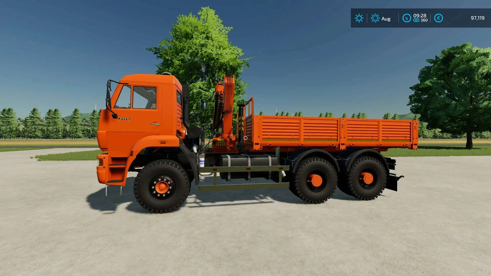 Kamaz 6522 Manipulator v1.0 FS22 FS22 Mod Free Download