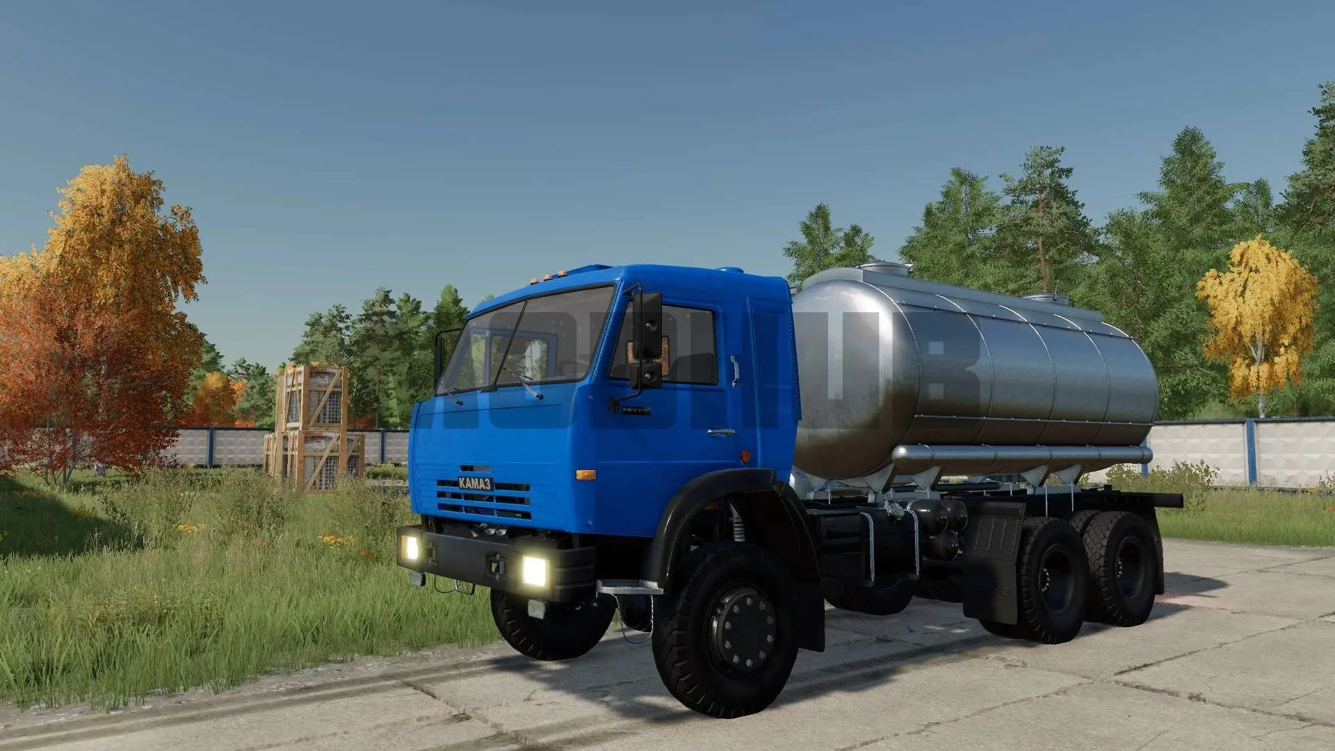 Kamaz barrel Beta v1.0 FS22 FS22 Mod Free Download