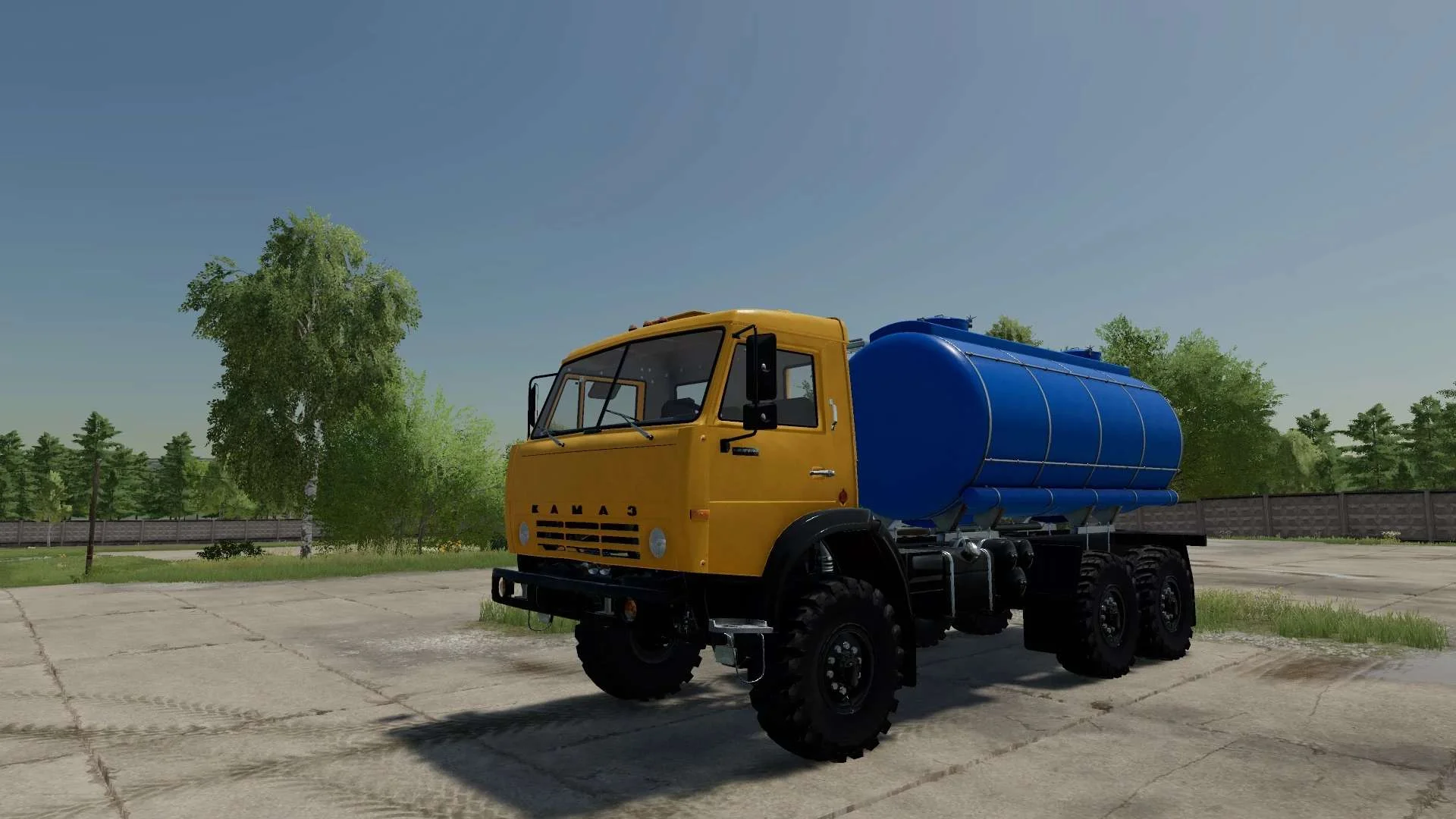KamAZ barrel v1.0.0.1 FS22 FS22 Mod Free Download