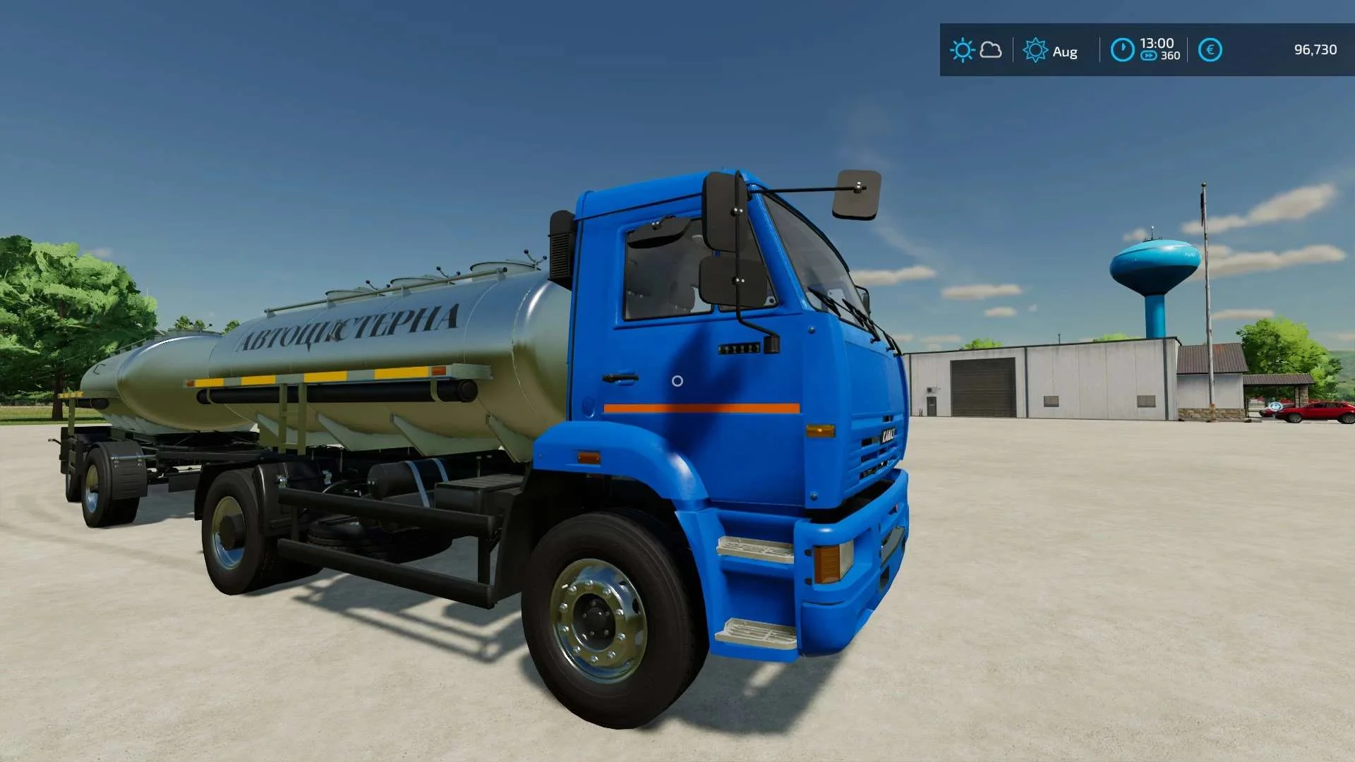Kamaz Cisterna v1.0 FS22 FS22 Mod Free Download