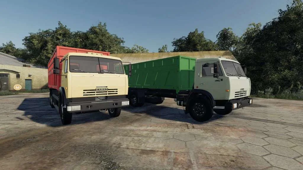 Kamaz Grain truck 65115/65117 v2.5.8 FS22 FS22 Mod Free Download