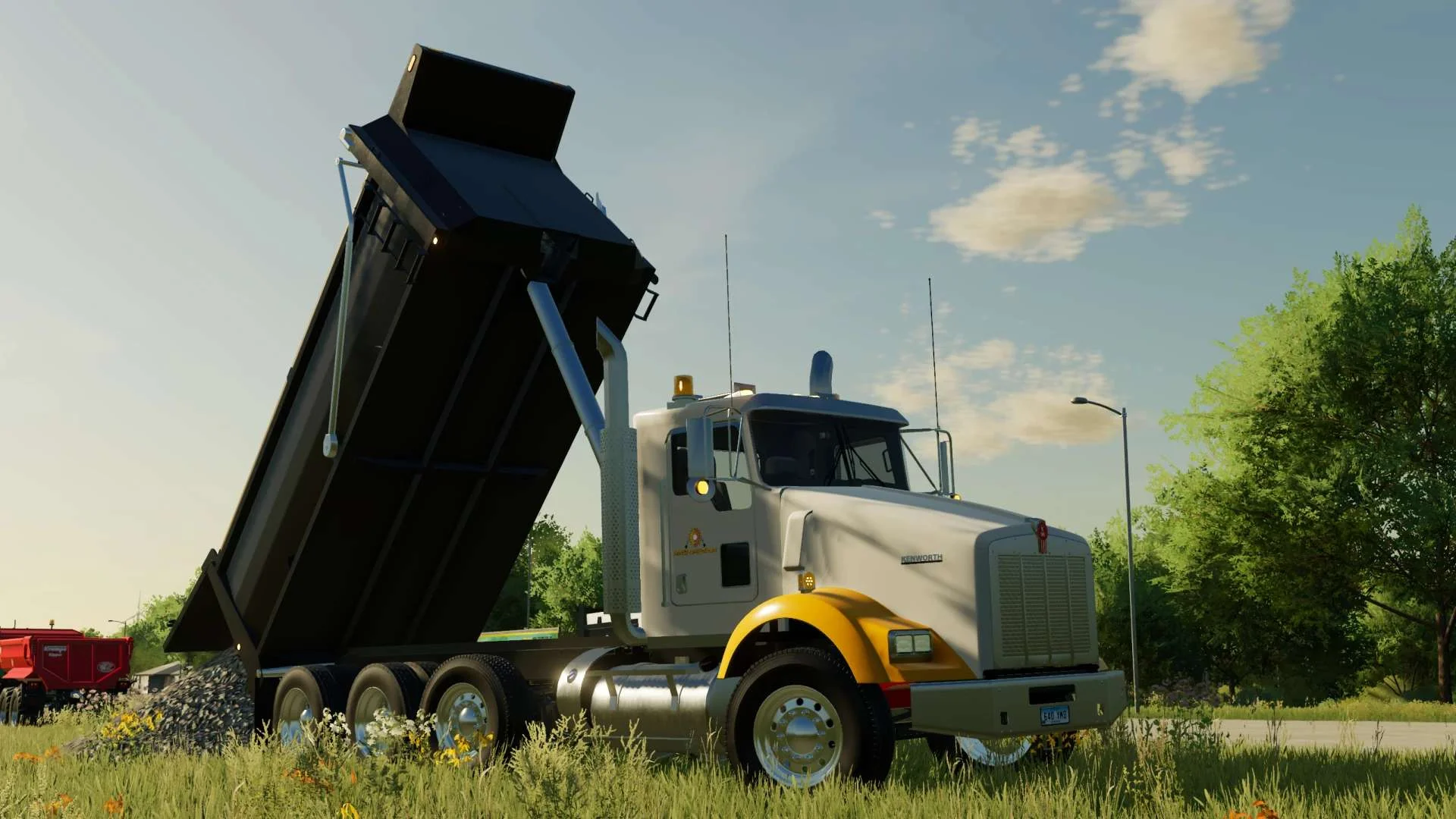 Kenworth Dump Truck v1.0 FS22 FS22 Mod Free Download