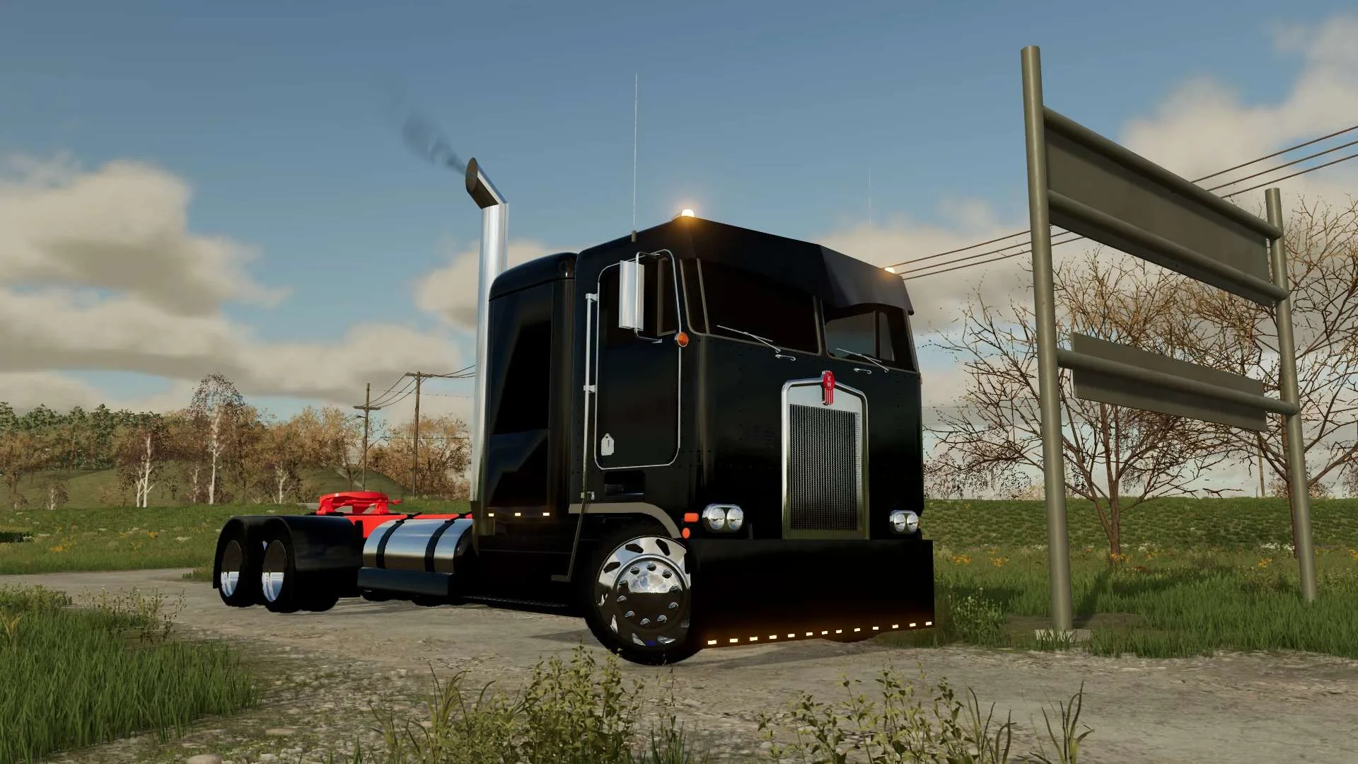 Kenworth K100 flattop v1.0 FS22 FS22 Mod Free Download