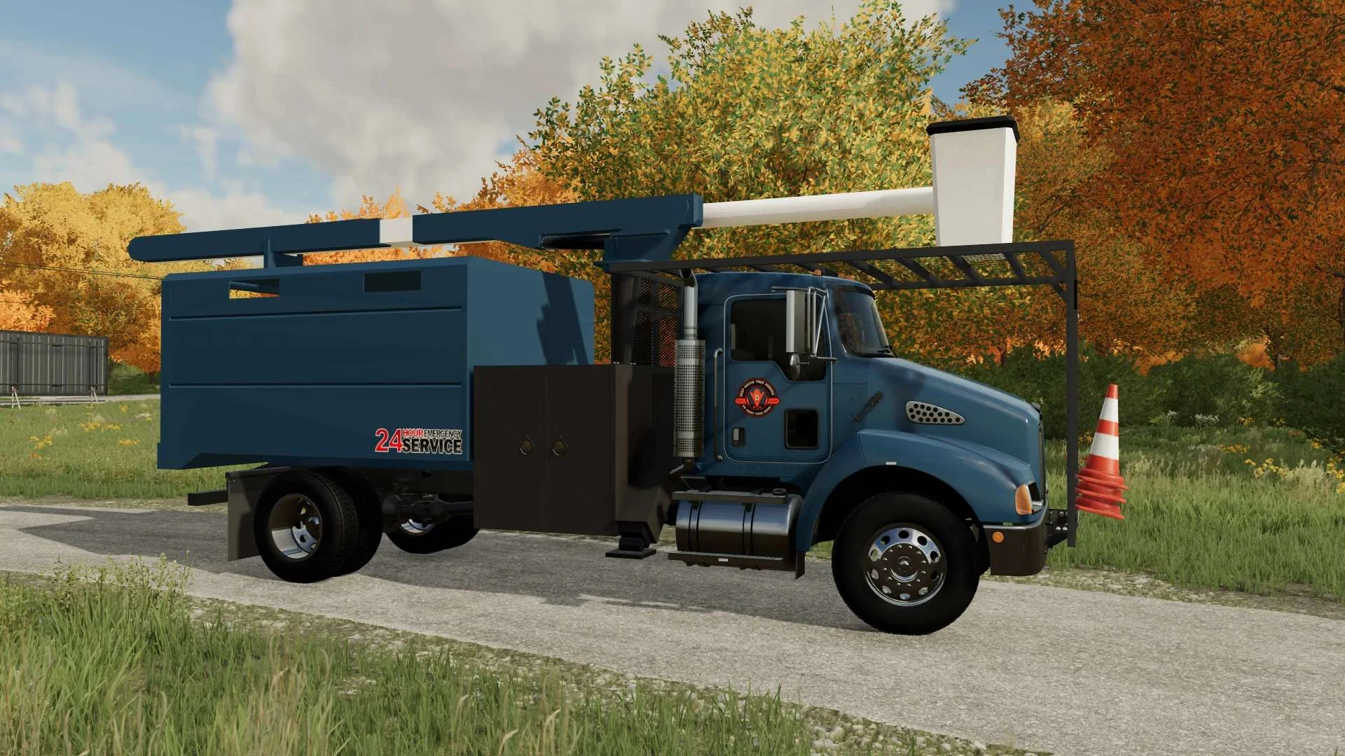 Kenworth T300 Tree Truck v1.0 FS22 FS22 Mod Free Download