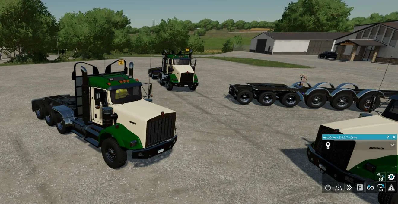 Kenworth T800/W900 Pack v1.0 FS22 FS22 Mod Free Download