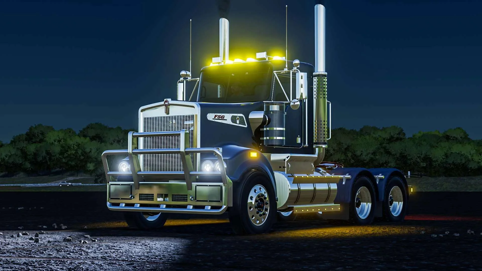 Kenworth T908 v1.0 FS22 FS22 Mod Free Download